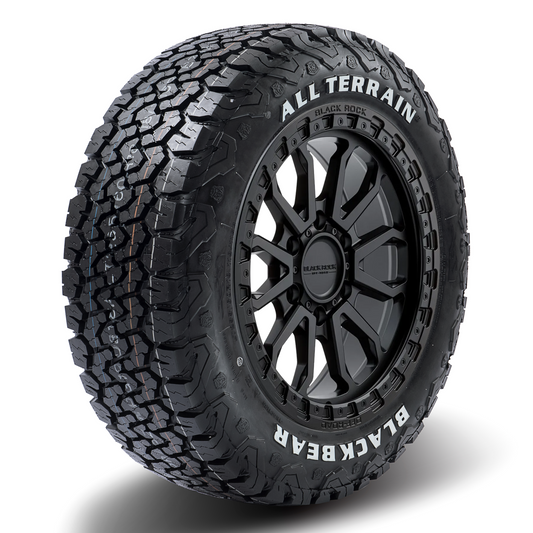 Black Rock Cobra Satin Black 17X9 6X139.7 WHEEL & TYRE PACKAGE