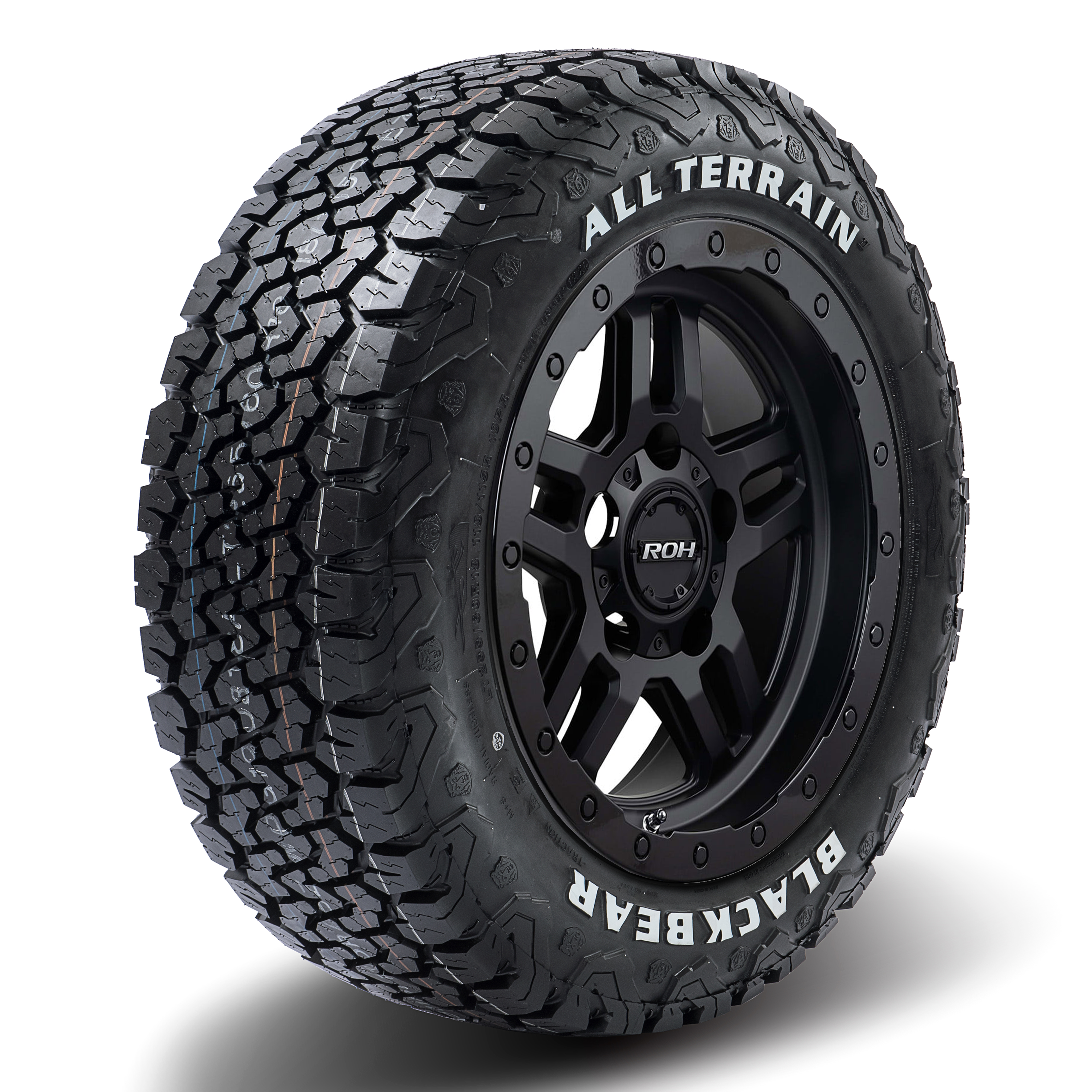 ROH Hammer Matt Black WHEEL & TYRE PACKAGE (set of 4)