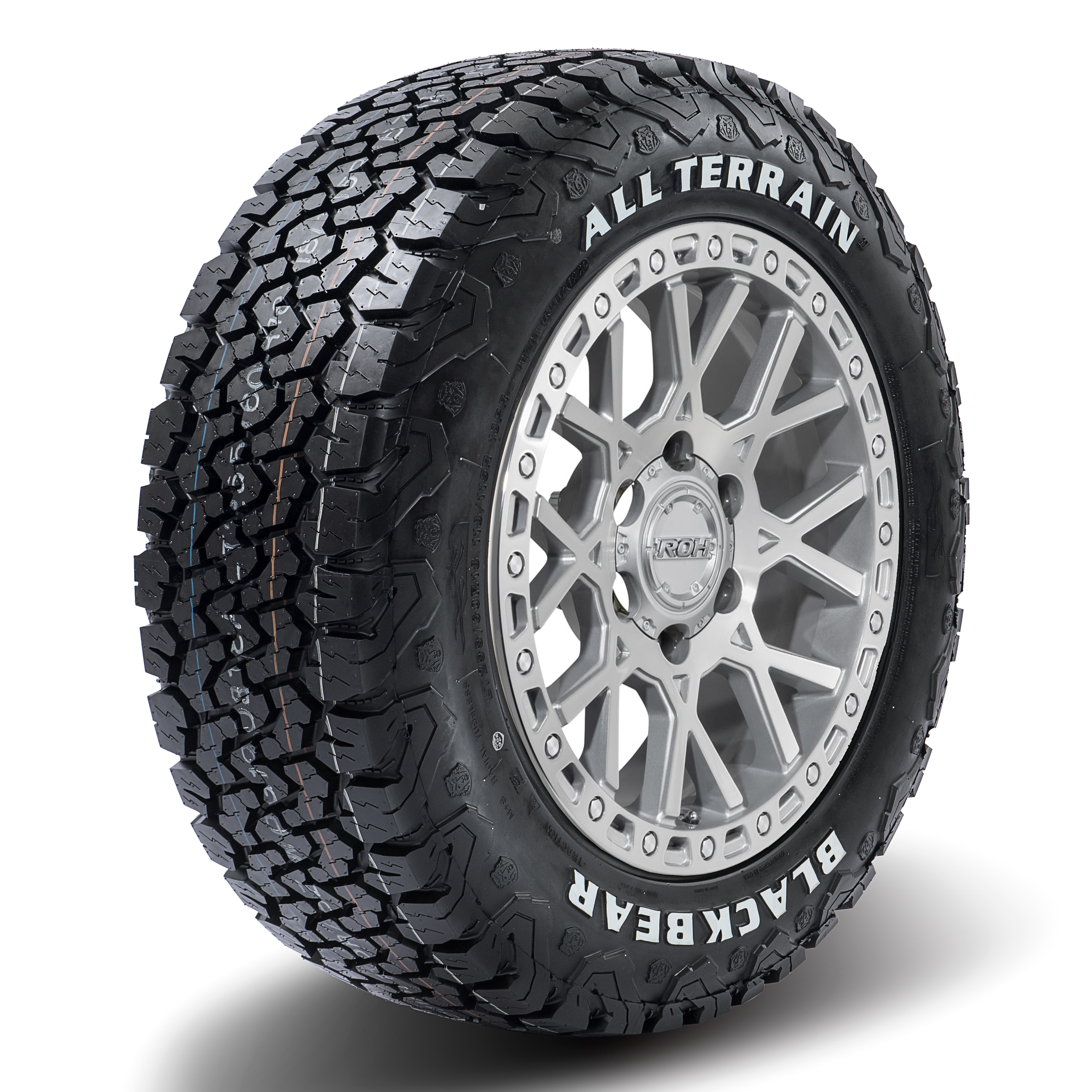 ROH Crawler Machined WHEEL & TYRE PACKAGE (set of 4)