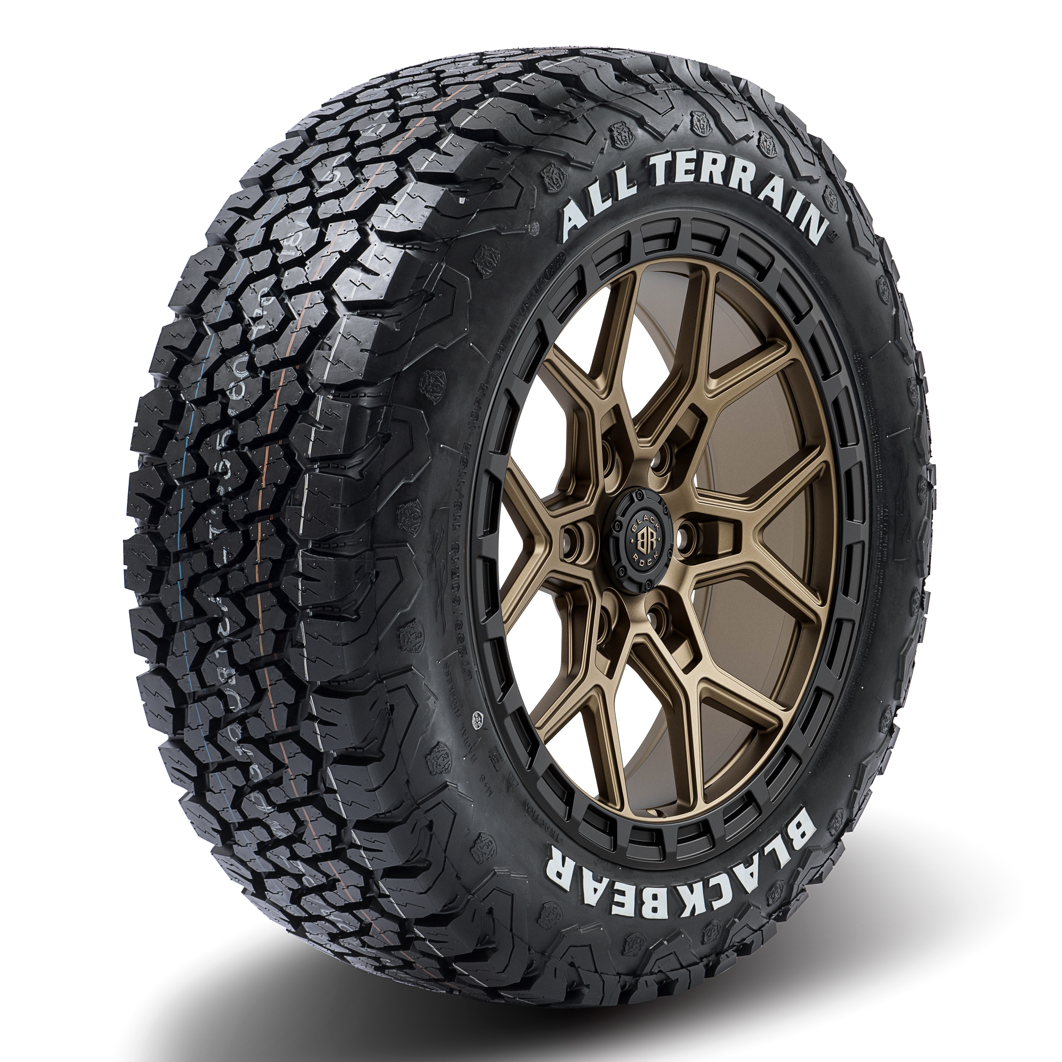 Black Rock Viper Dark Bronze Black Ring 17X9 6X139.7 +12 WHEEL & TYRE PACKAGE