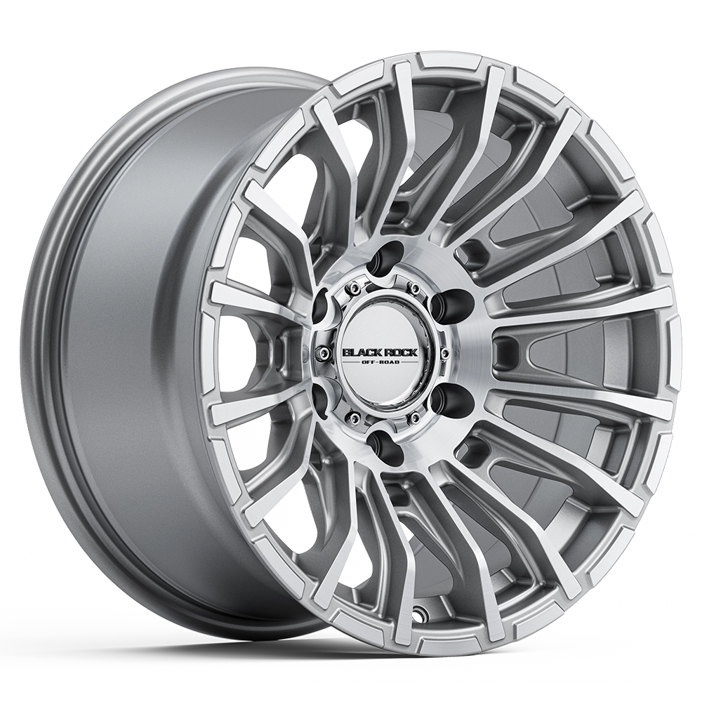 Black Rock Mayhem Silver Machined