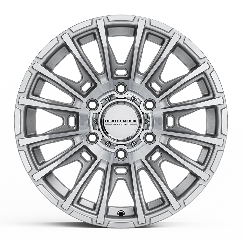 Black Rock Mayhem Silver Machined