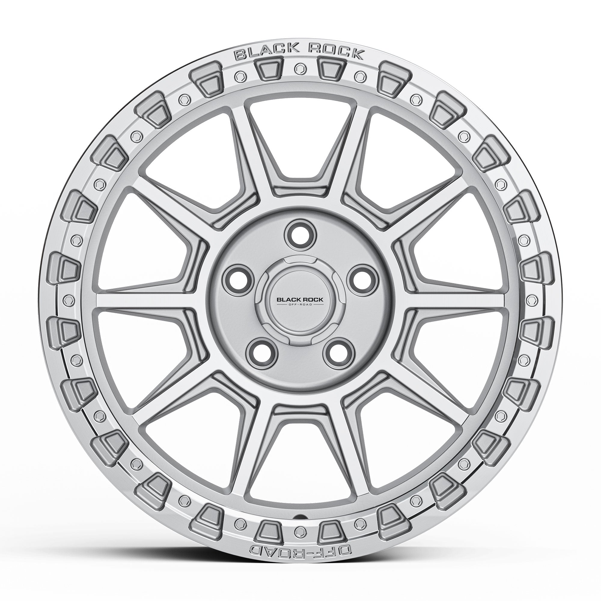 Black Rock Gunner Silver Machined