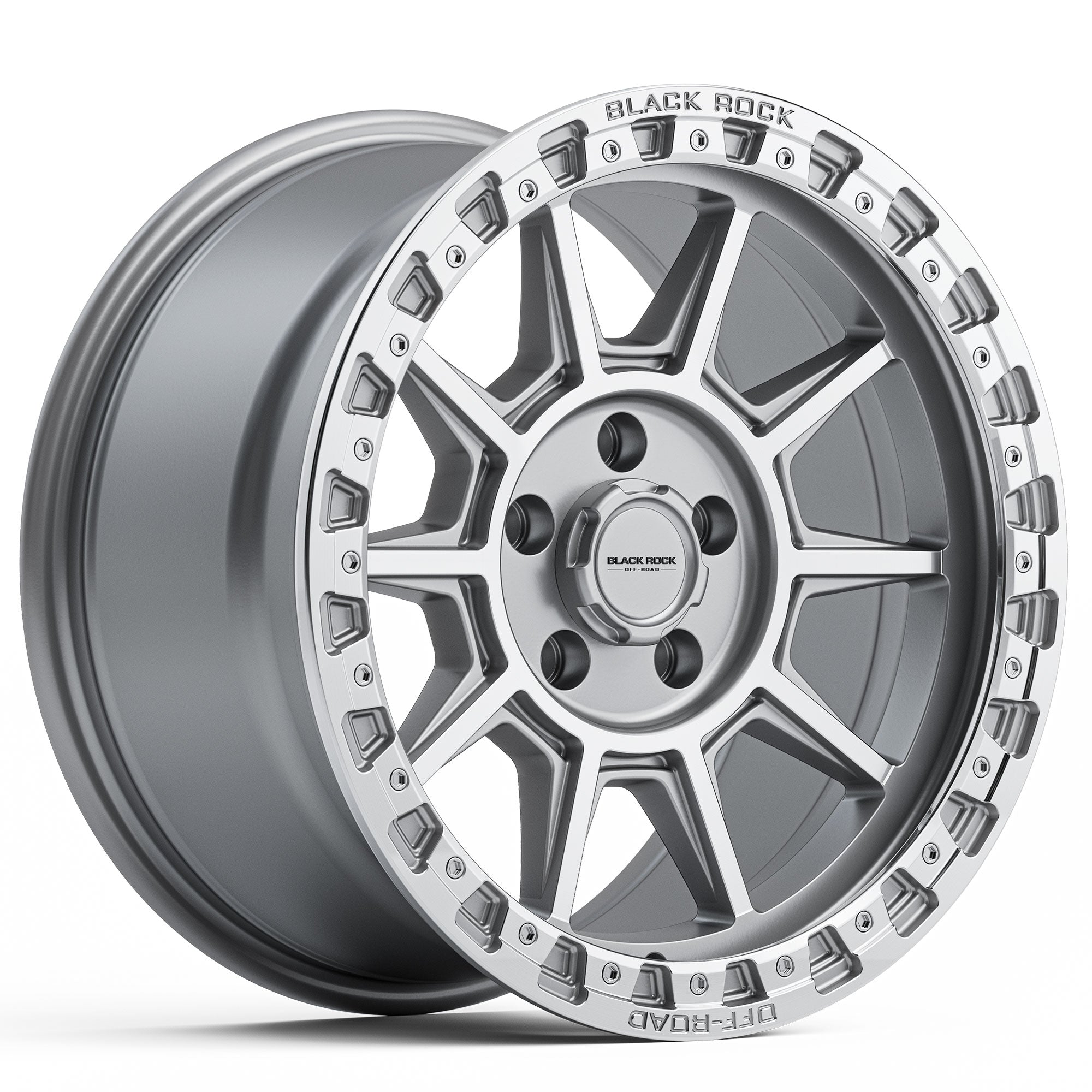 Black Rock Gunner Silver Machined