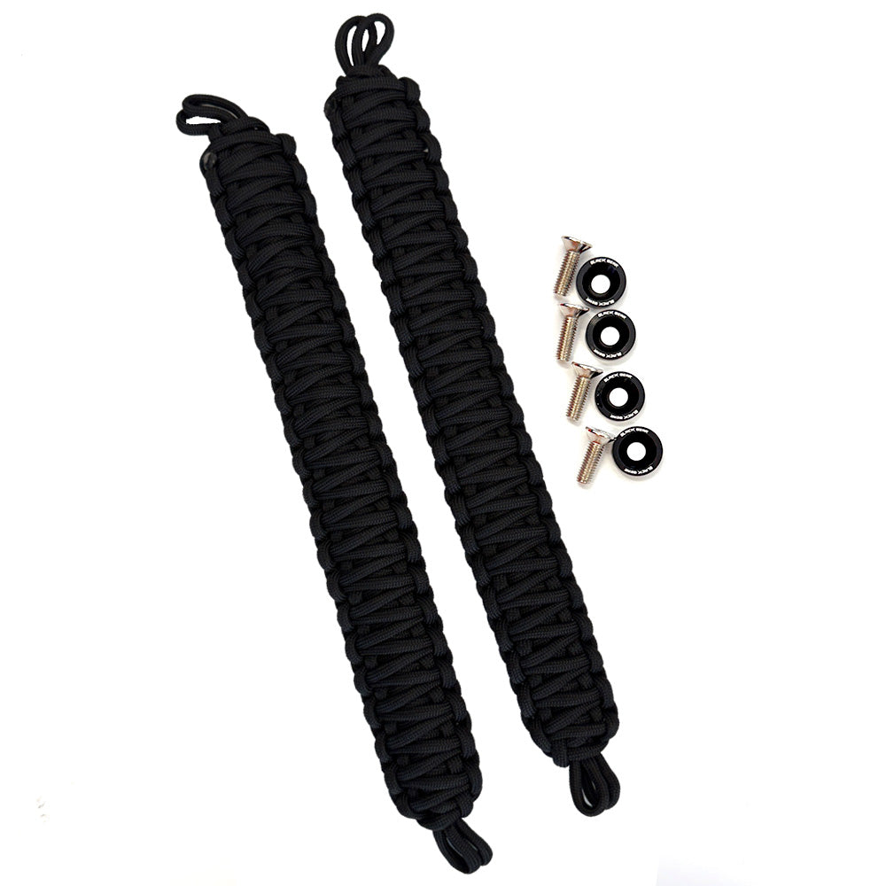 Black & Black Paracord Grab Handles *NEW*