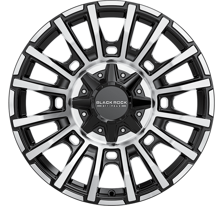 Black Rock Mayhem Gloss Black Machined Face