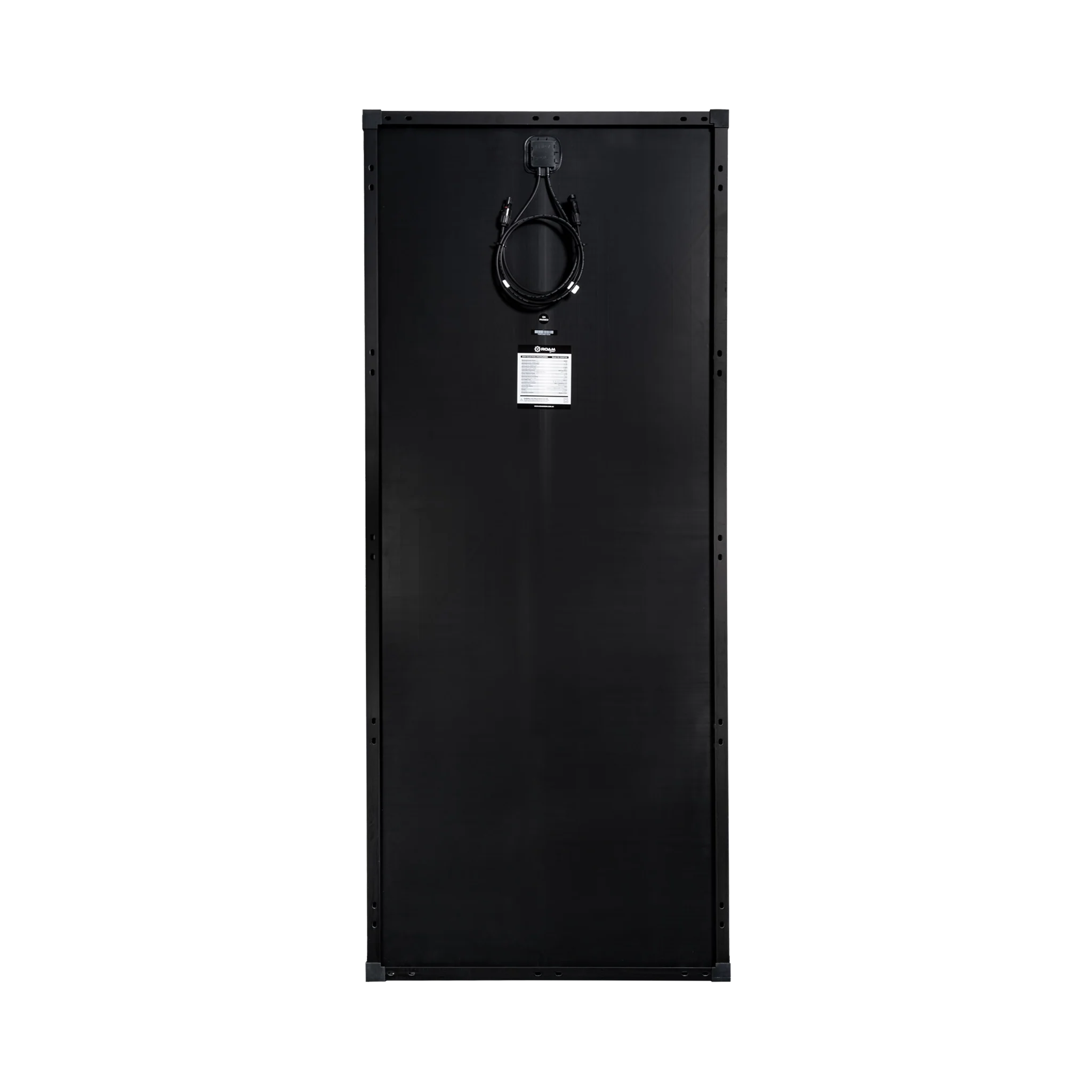 Roam Gear 200W 12V Slimline Black Glass Solar Panel (20mm Frame)