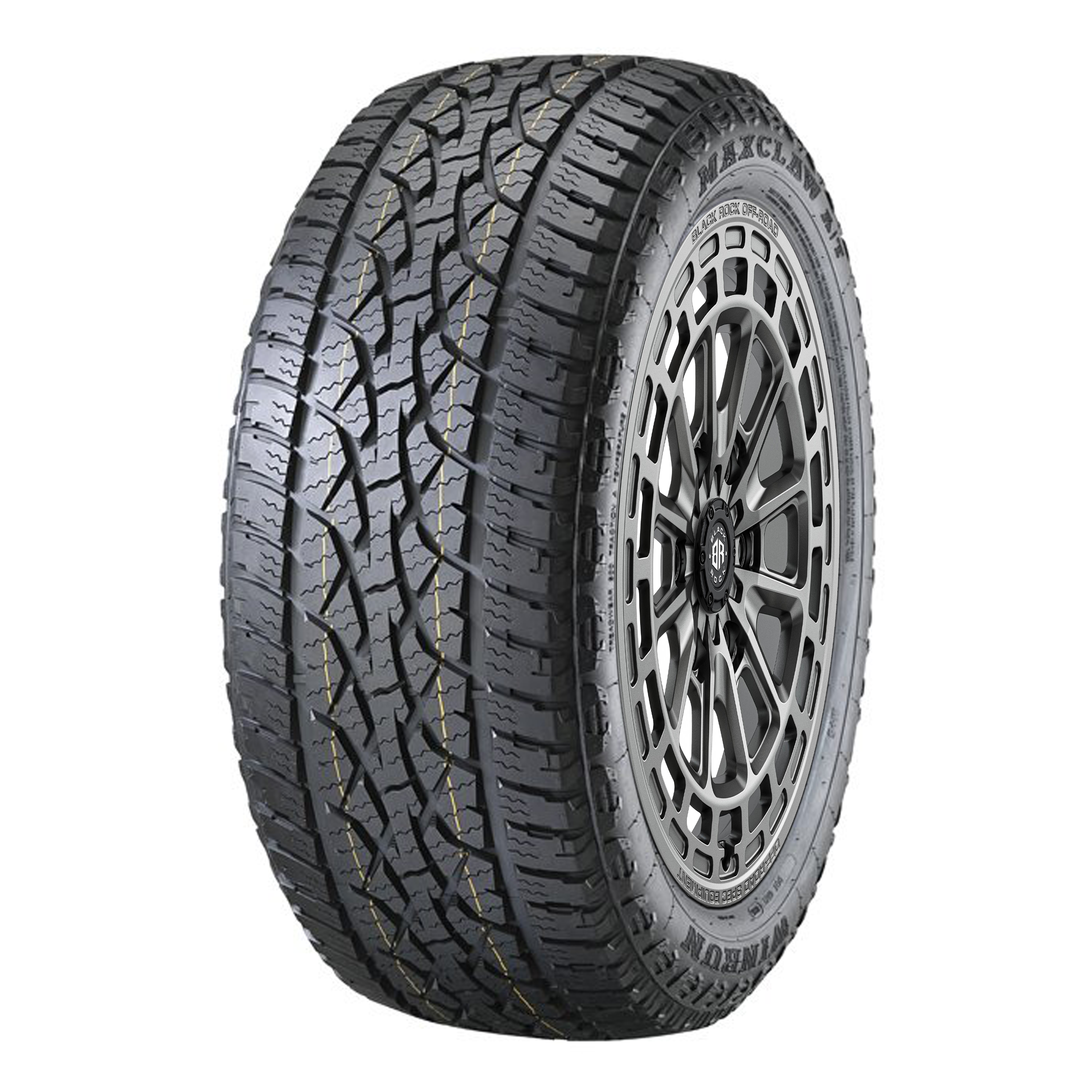 Black Rock Vortex Gunmetal Grey 17X8.5 6X139.7 +30 WHEEL & TYRE PACKAGE