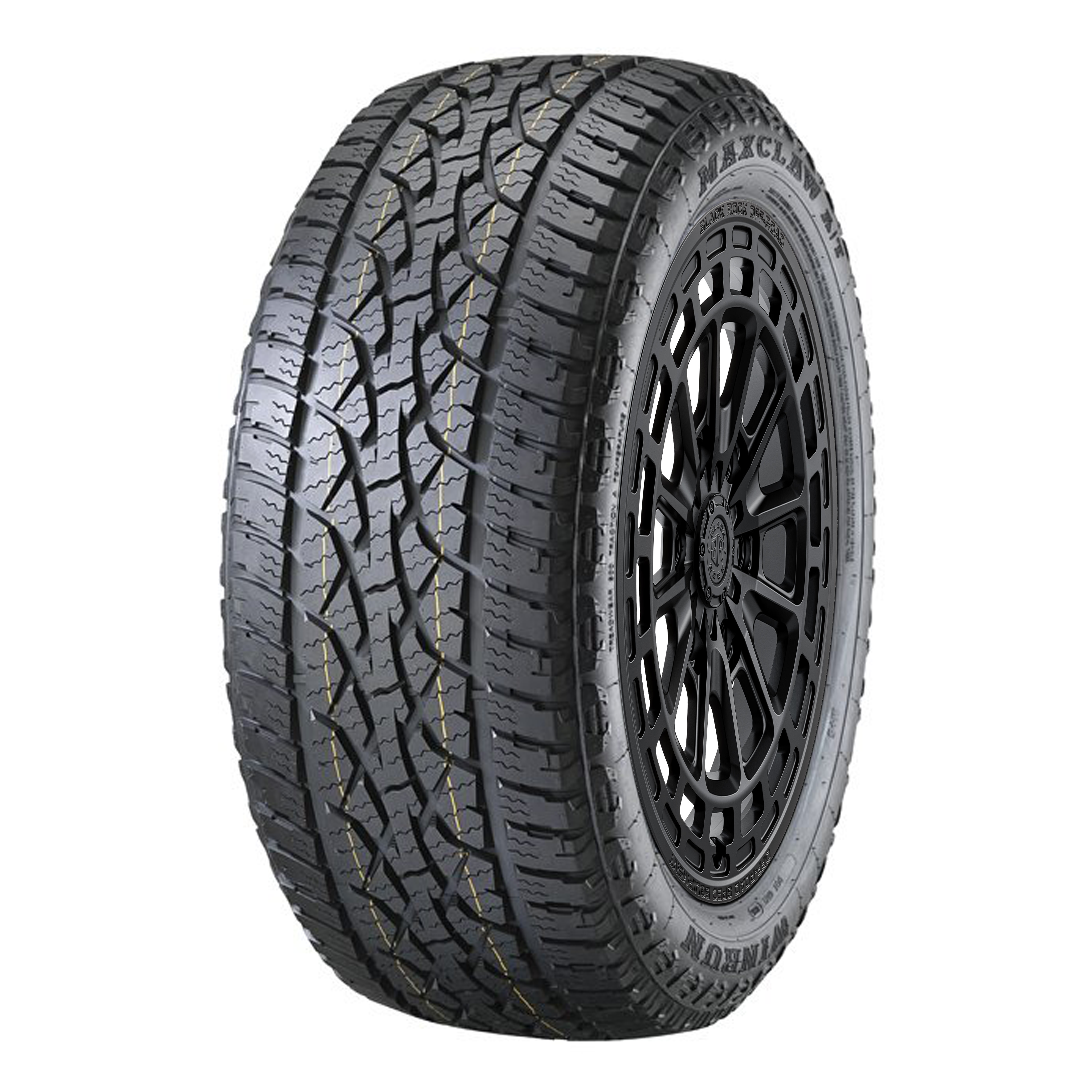 Black Rock Vortex Satin Black 17X8.5 6X139.7 +30 WHEEL & TYRE PACKAGE