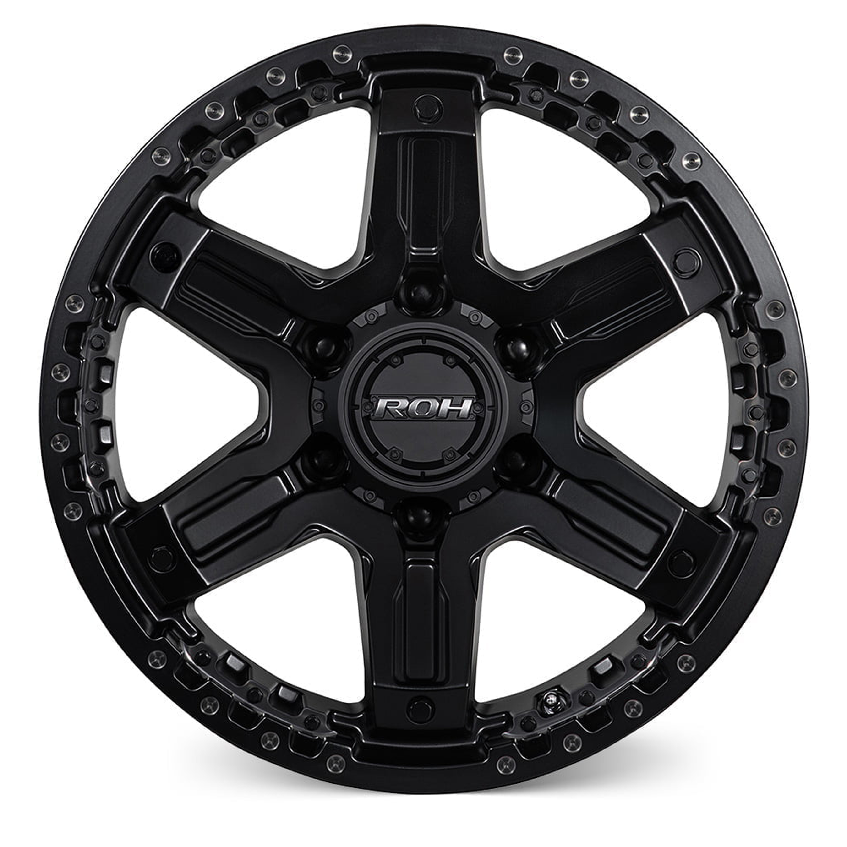 ROH Rock 6 Matt Black WHEEL & TYRE PACKAGE (set of 4)