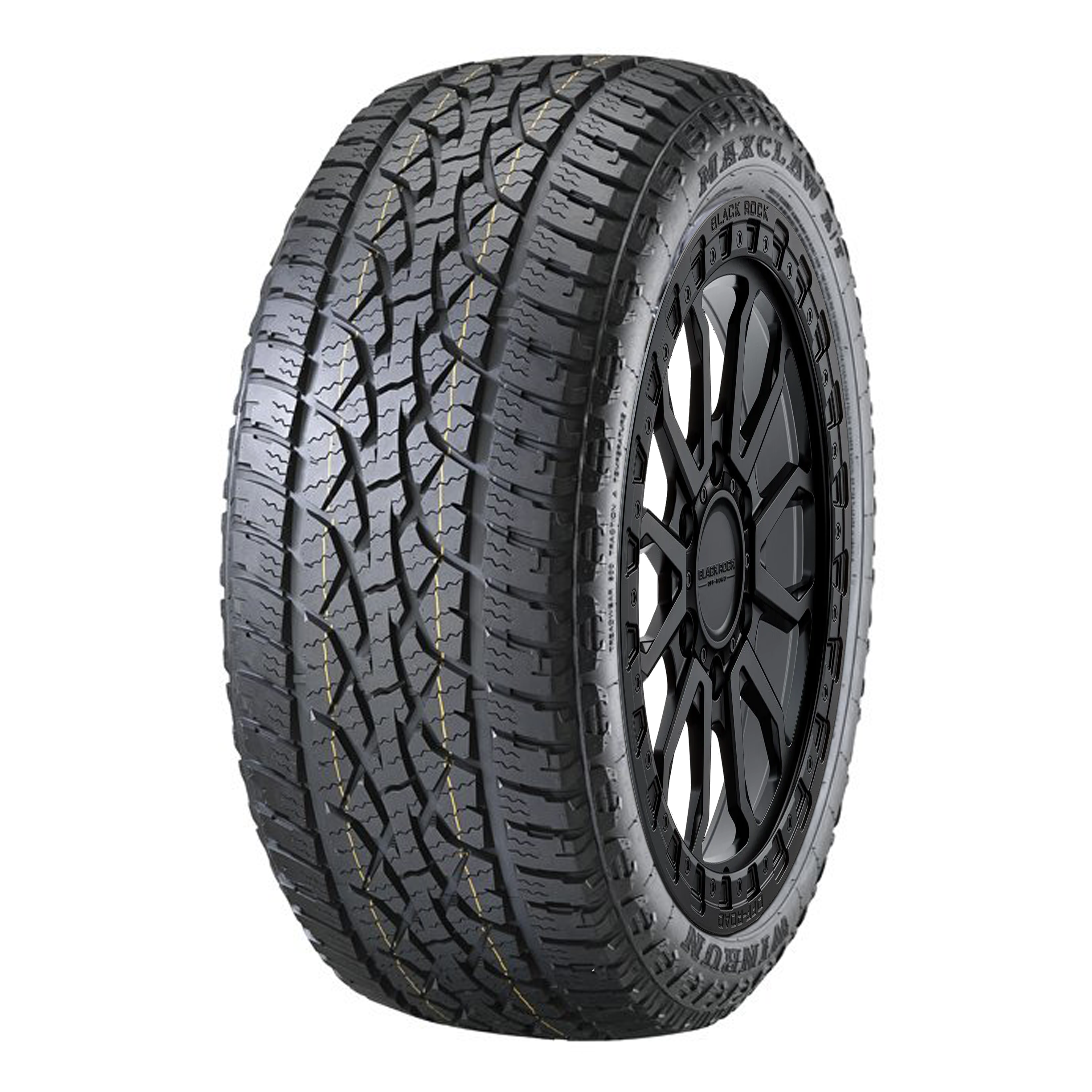 Black Rock Cobra Satin Black 17X9 6X139.7 WHEEL & TYRE PACKAGE