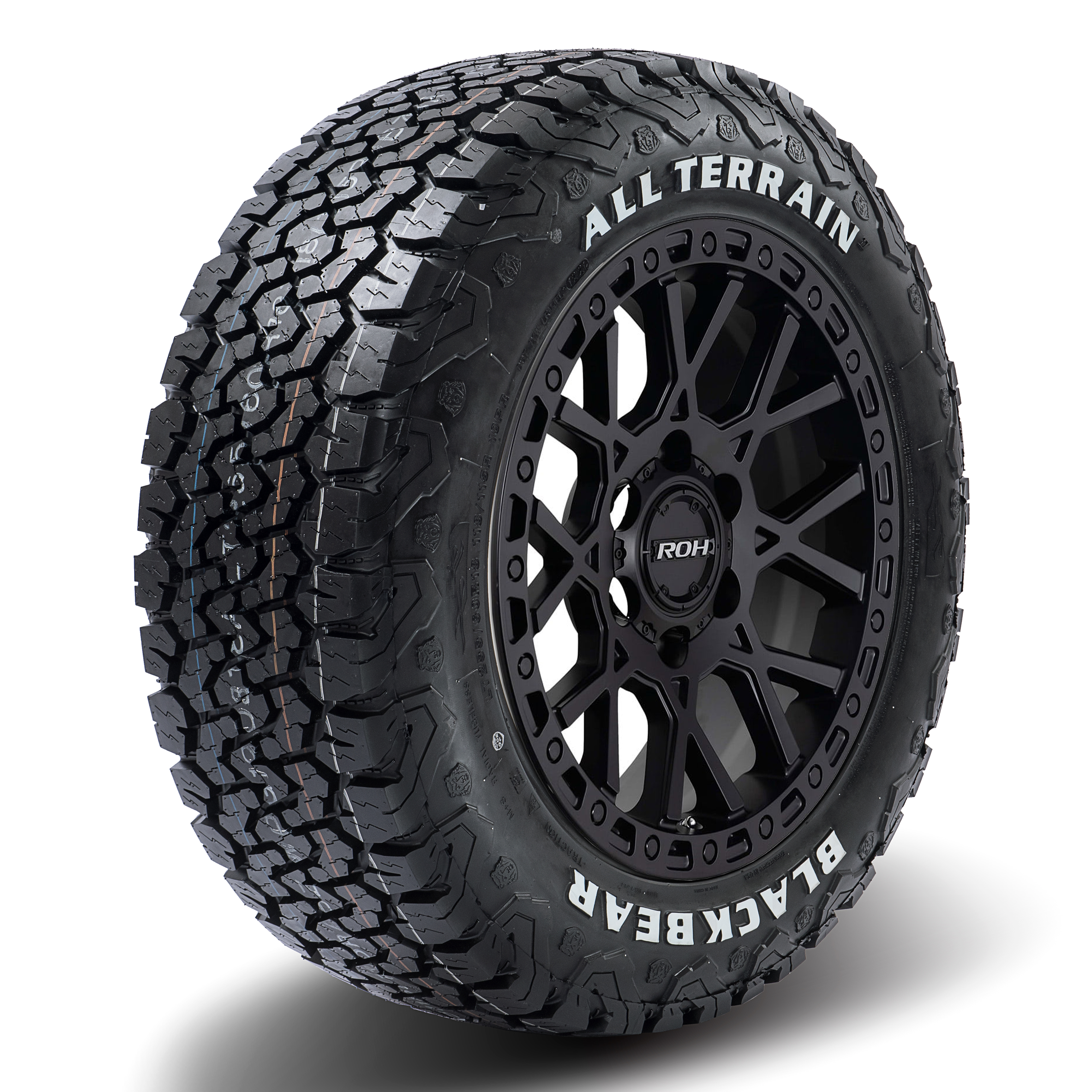 ROH Crawler Matt Black WHEEL & TYRE PACKAGE (set of 4)