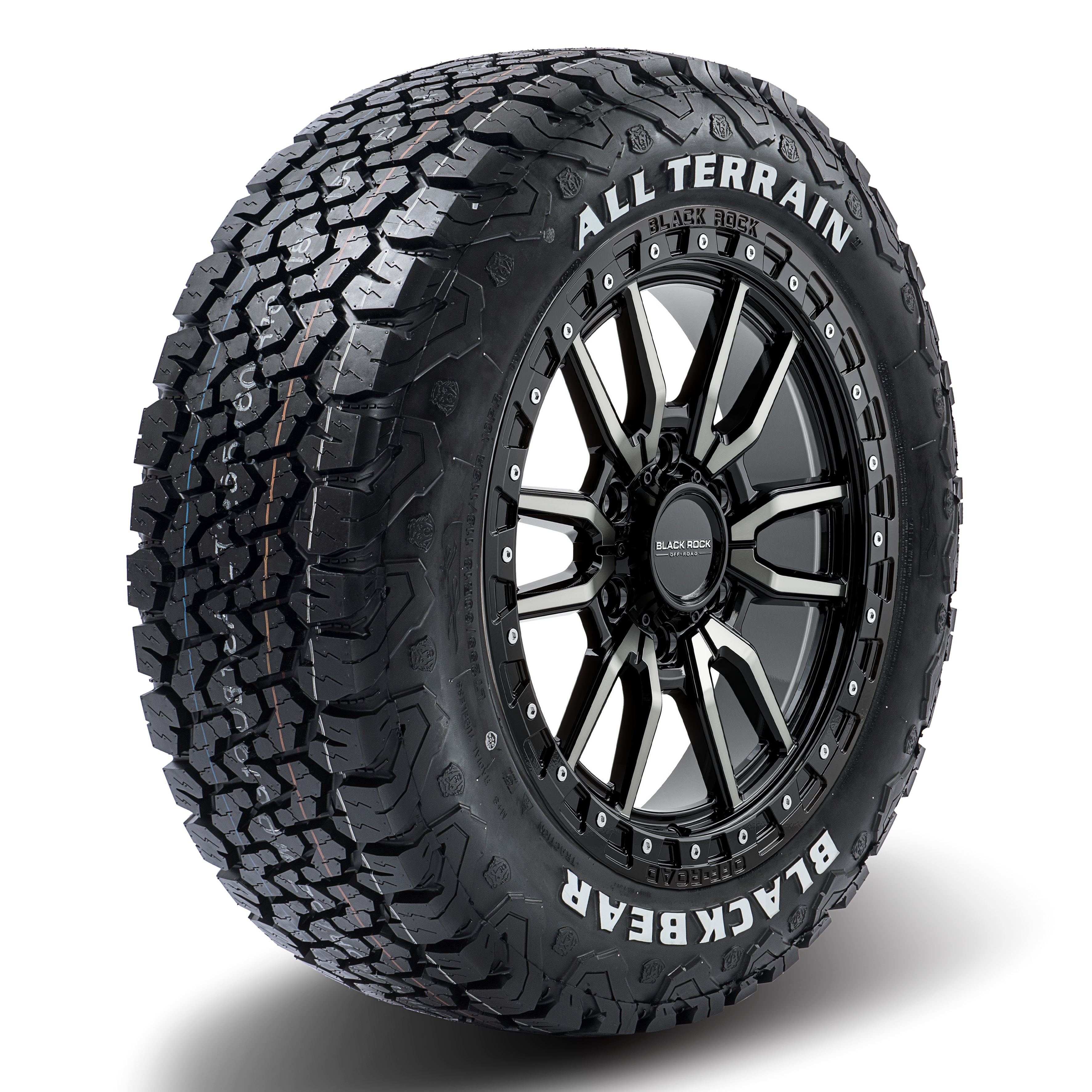 Black Rock Rambler 20x9 6X139.7 +30 WHEEL & TYRE PACKAGE