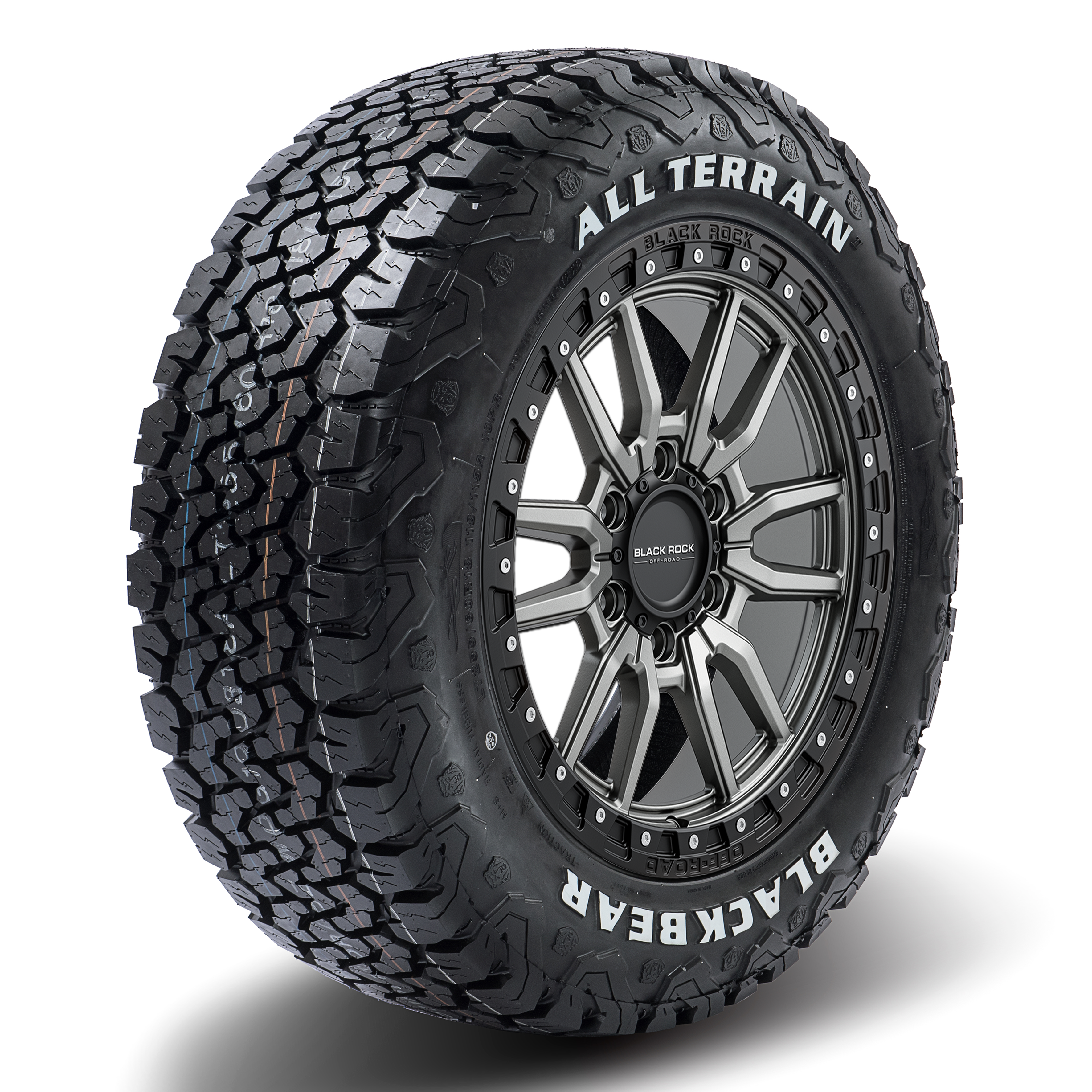 Black Rock Rambler 20x9 6X139.7 +30 WHEEL & TYRE PACKAGE