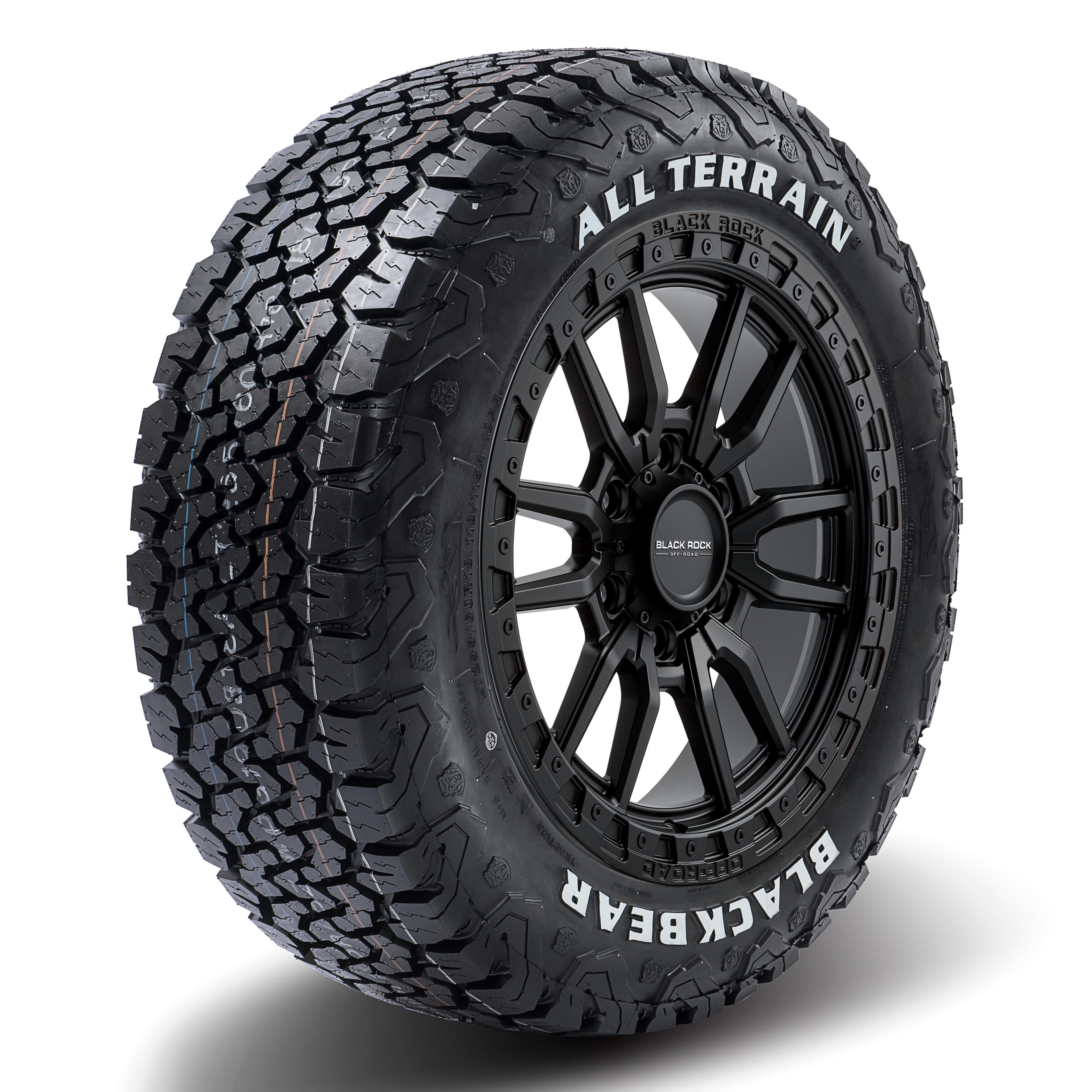 Black Rock Rambler 20x9 6X139.7 +30 WHEEL & TYRE PACKAGE