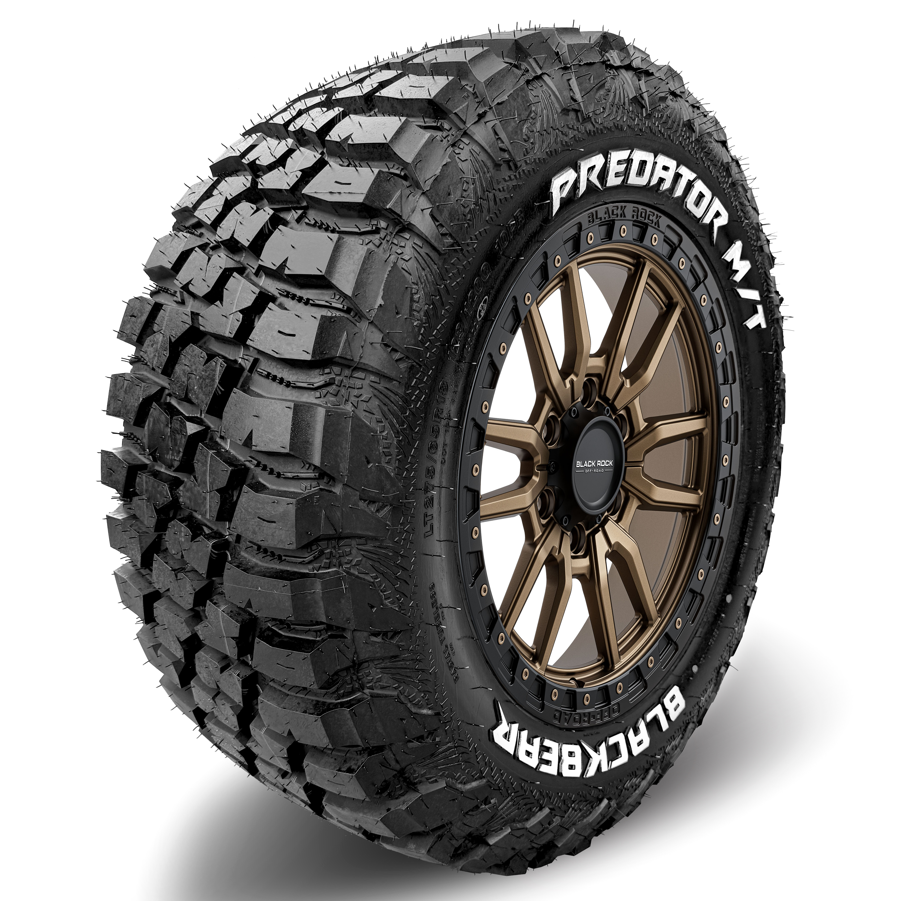 Black Rock Rambler 20x9 6X139.7 +30 WHEEL & TYRE PACKAGE