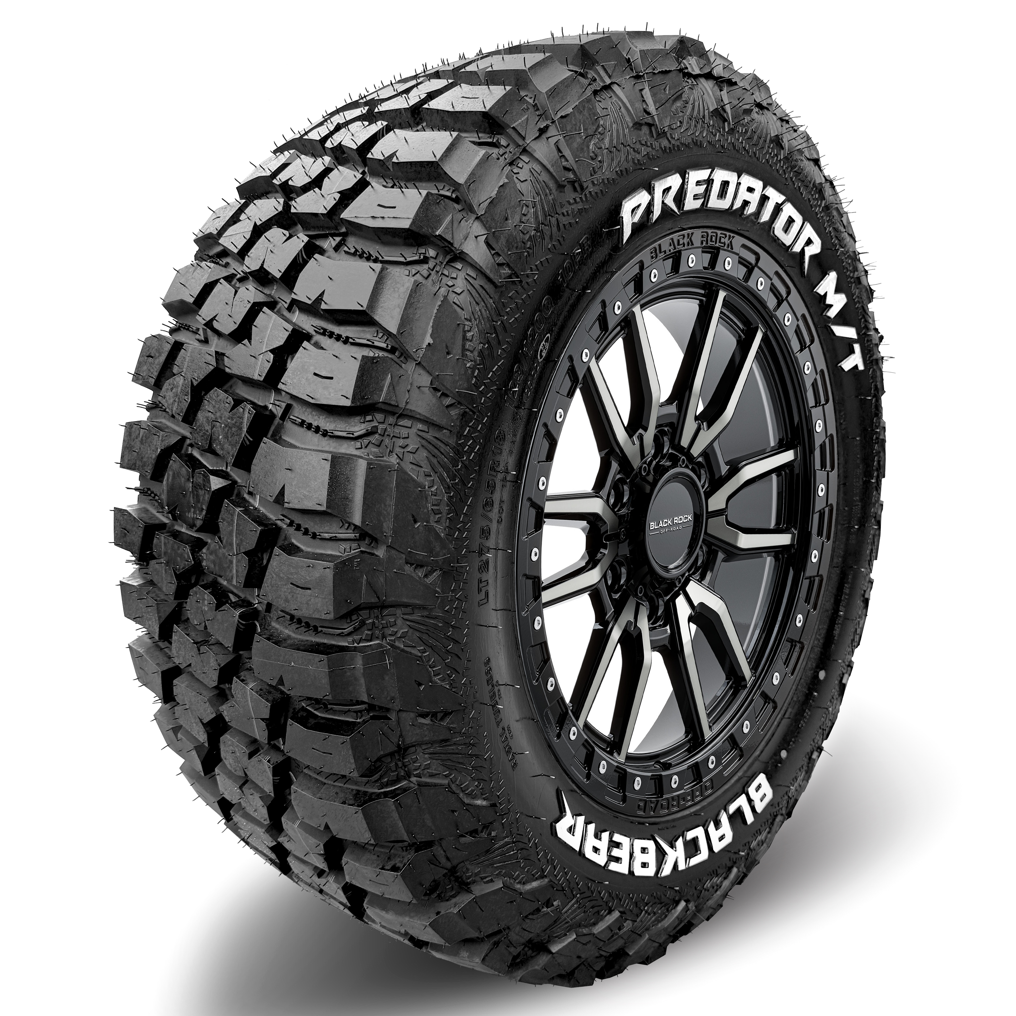 Black Rock Rambler 20x9 6X139.7 +30 WHEEL & TYRE PACKAGE