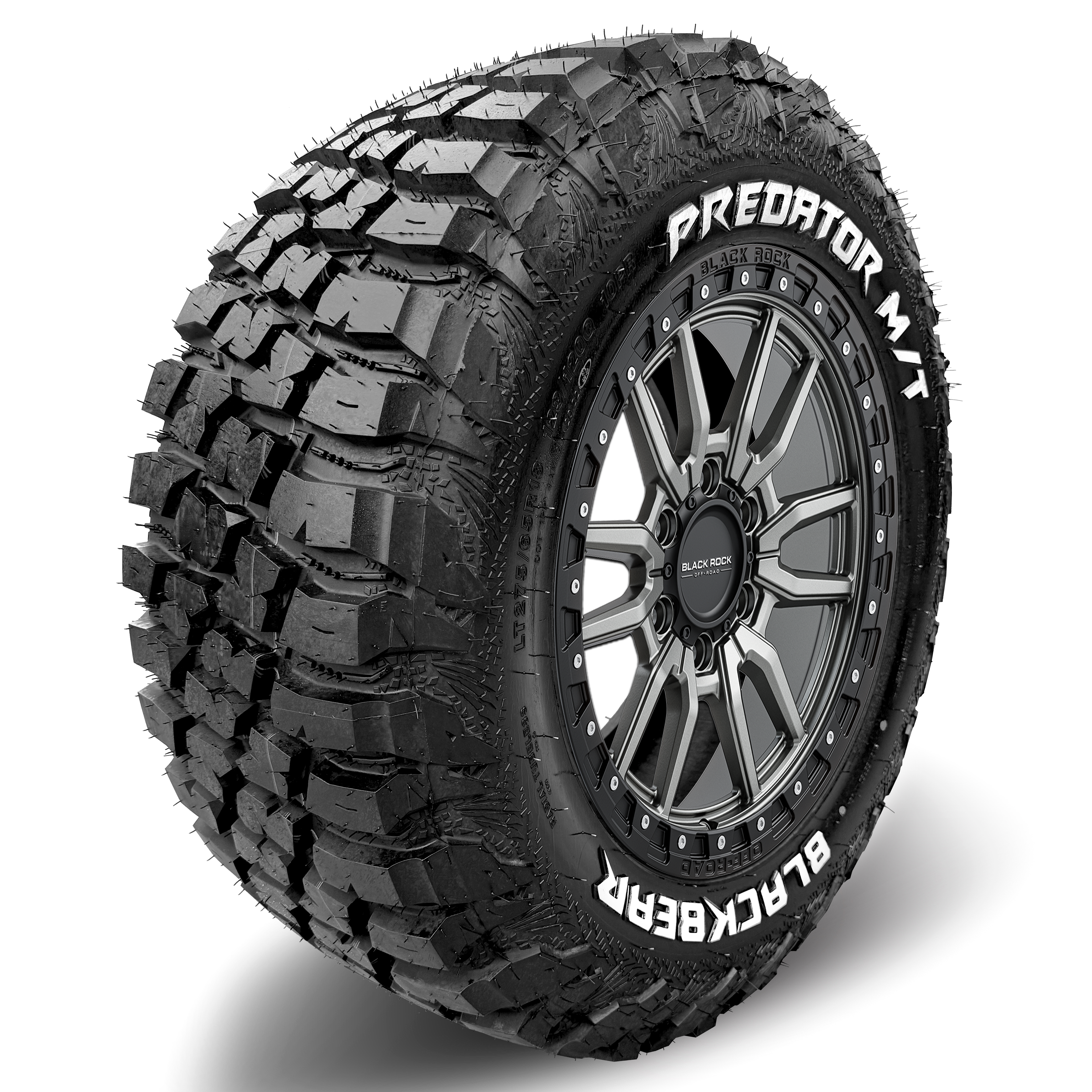 Black Rock Rambler 20x9 6X139.7 +30 WHEEL & TYRE PACKAGE