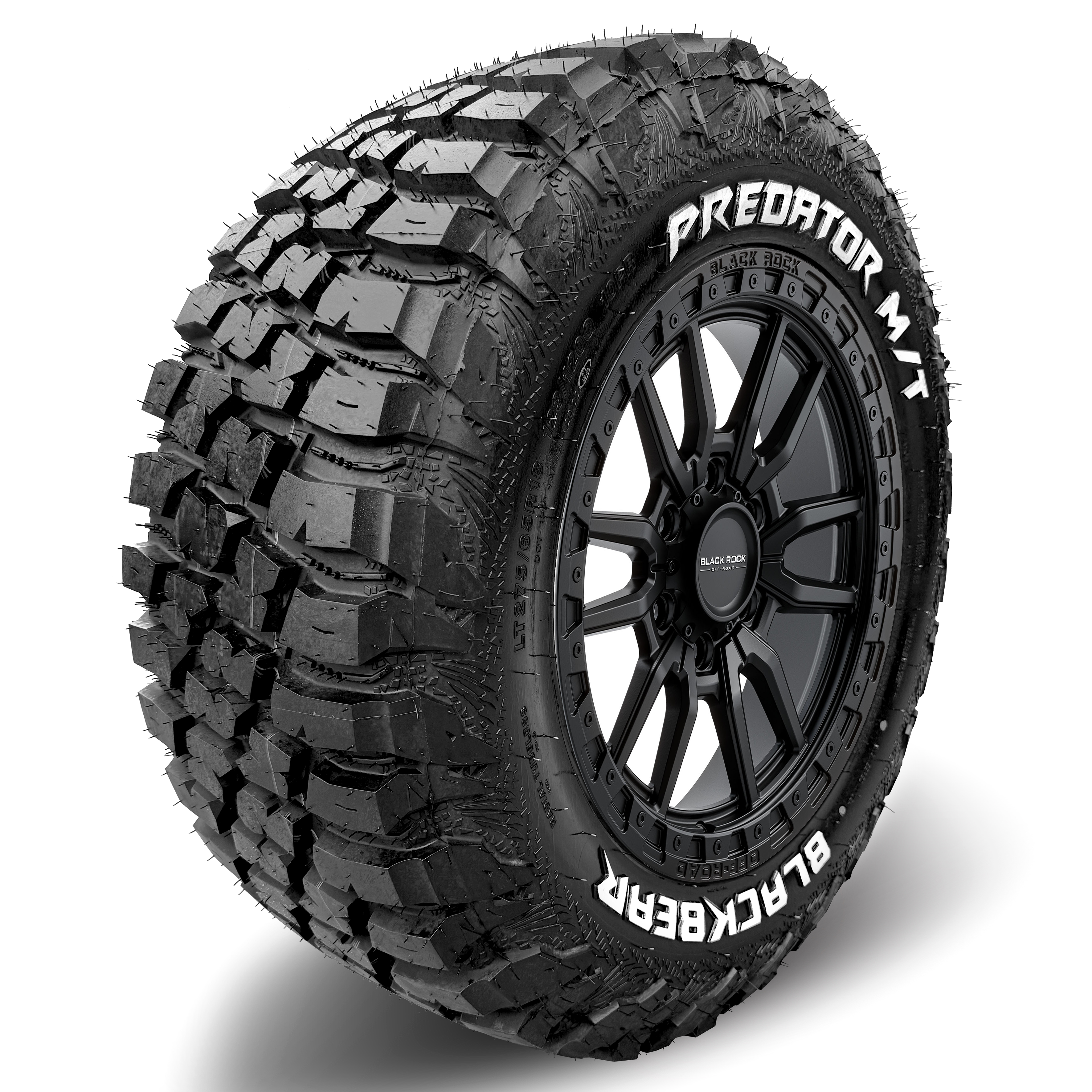 Black Rock Rambler 20x9 6X139.7 +30 WHEEL & TYRE PACKAGE