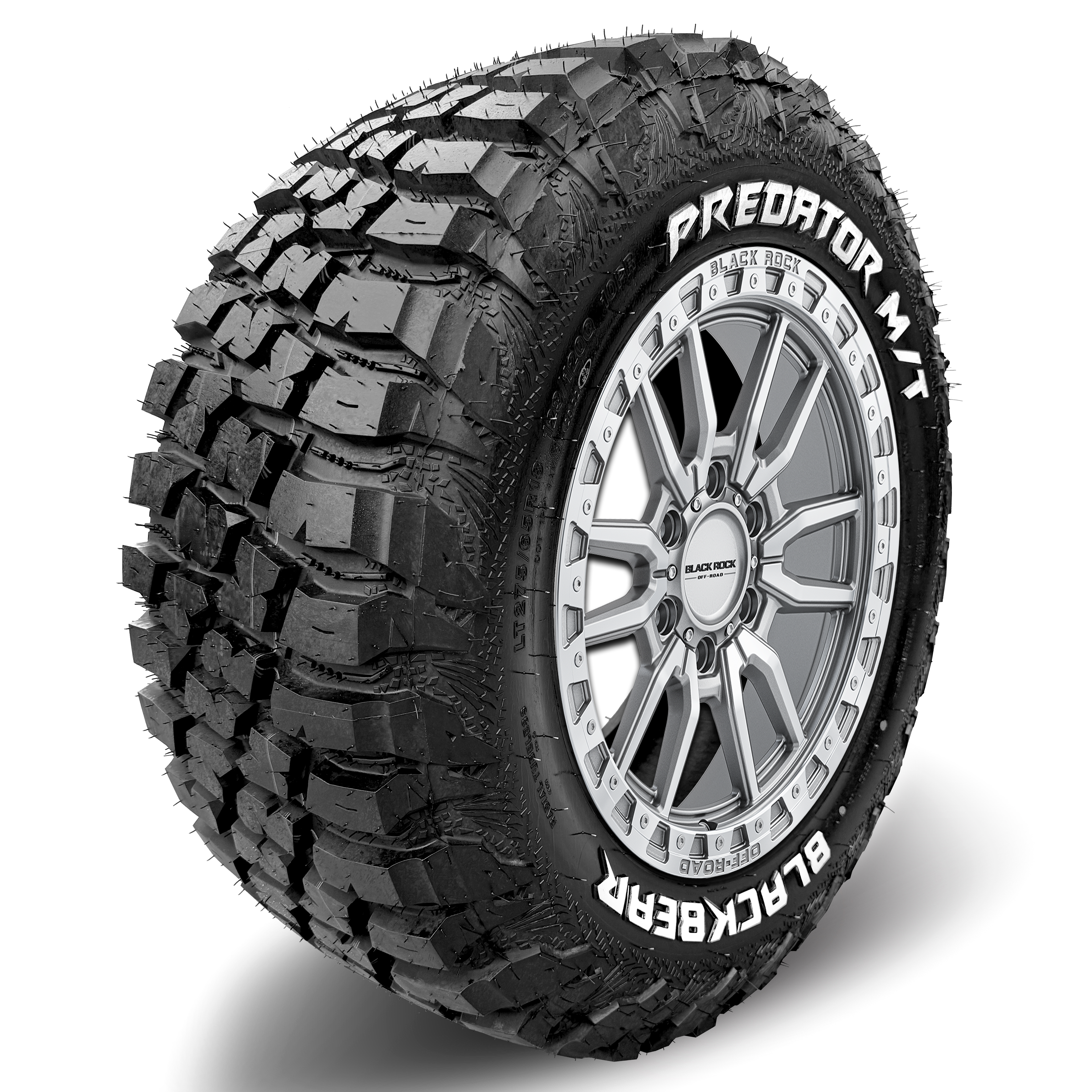 Black Rock Rambler 20x9 6X139.7 +30 WHEEL & TYRE PACKAGE