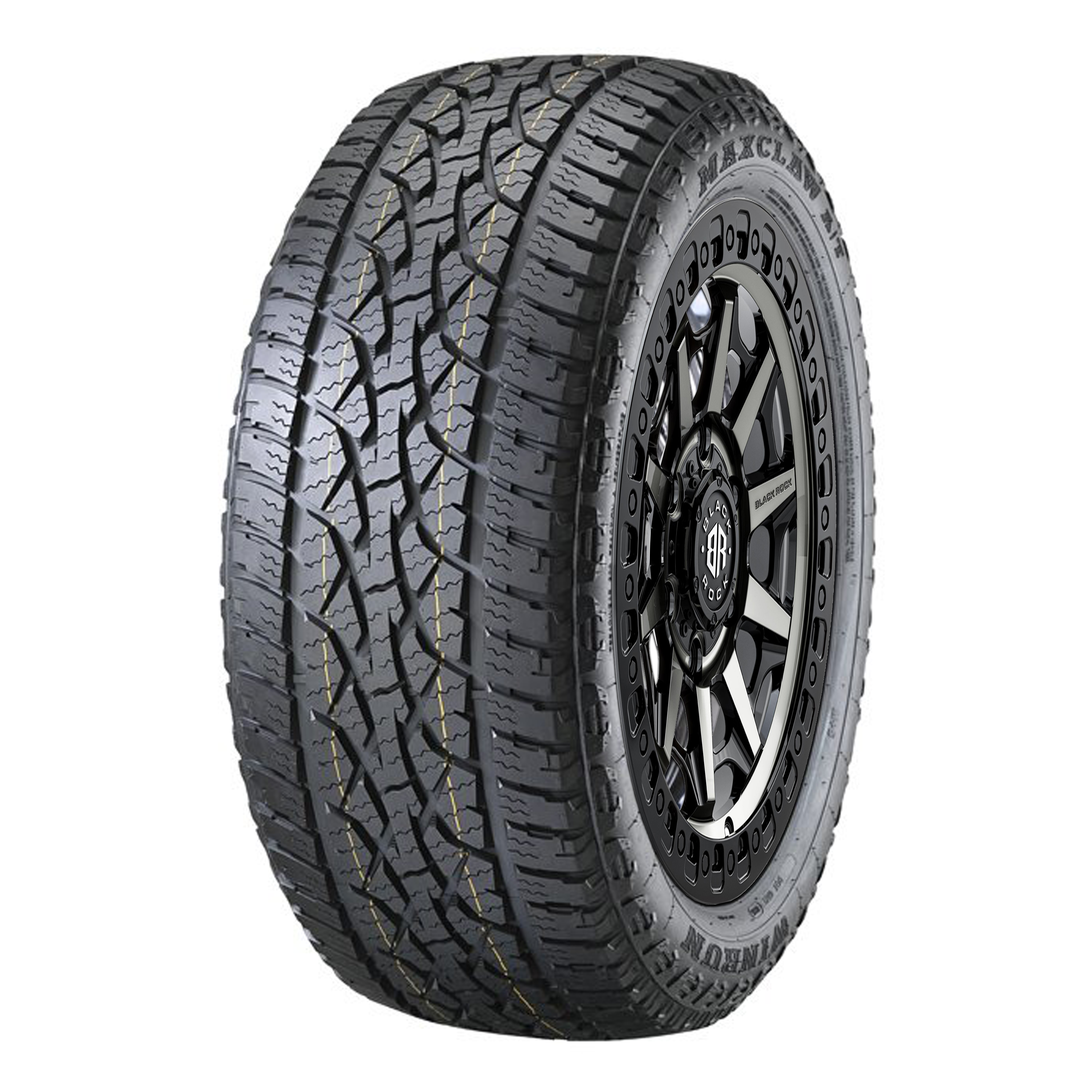 Black Rock Cage Gloss Black Tinted 17X9 6X139.7 +12 WHEEL & TYRE PACKAGE