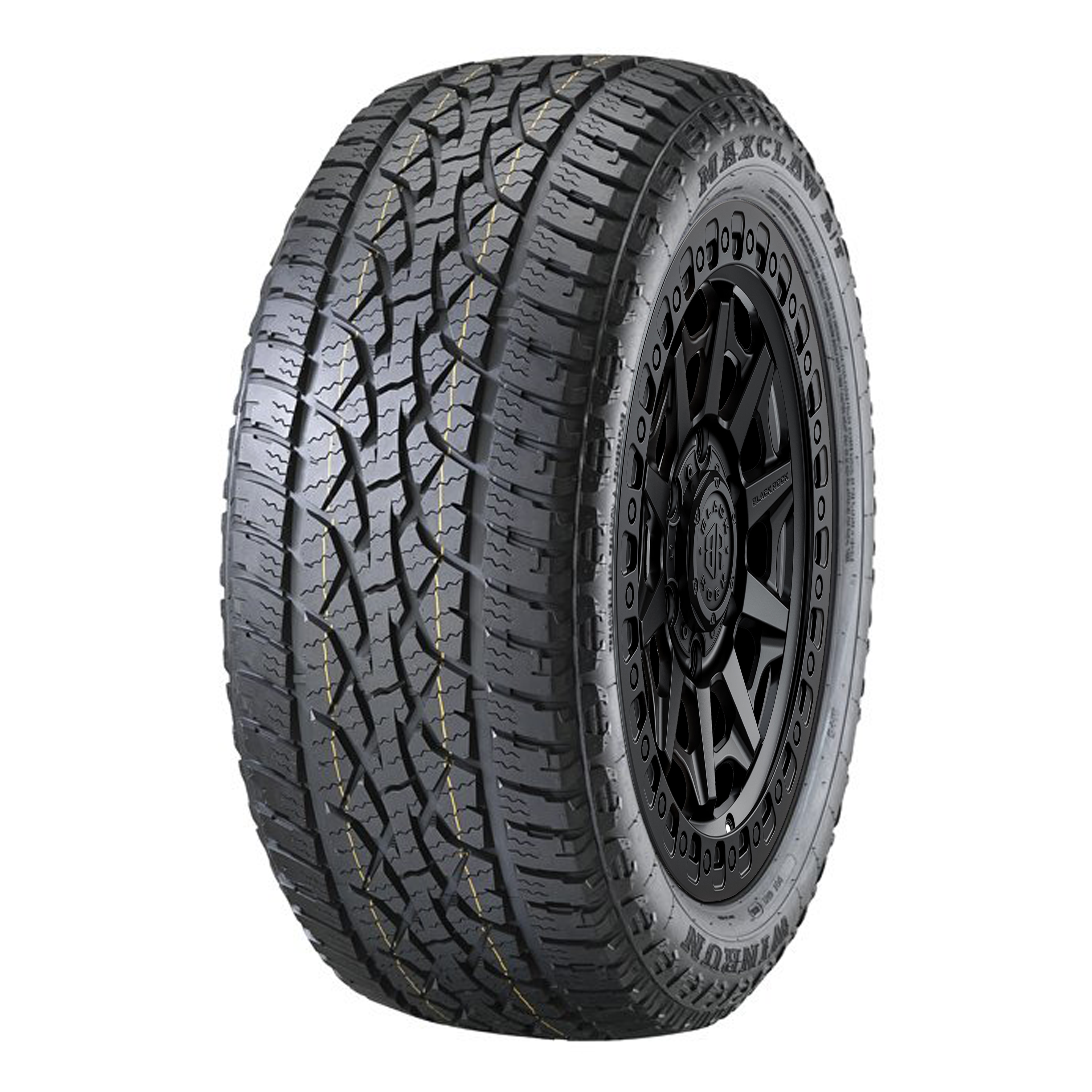 Black Rock Cage Satin Black 17X9 6X139.7 +12 WHEEL & TYRE PACKAGE