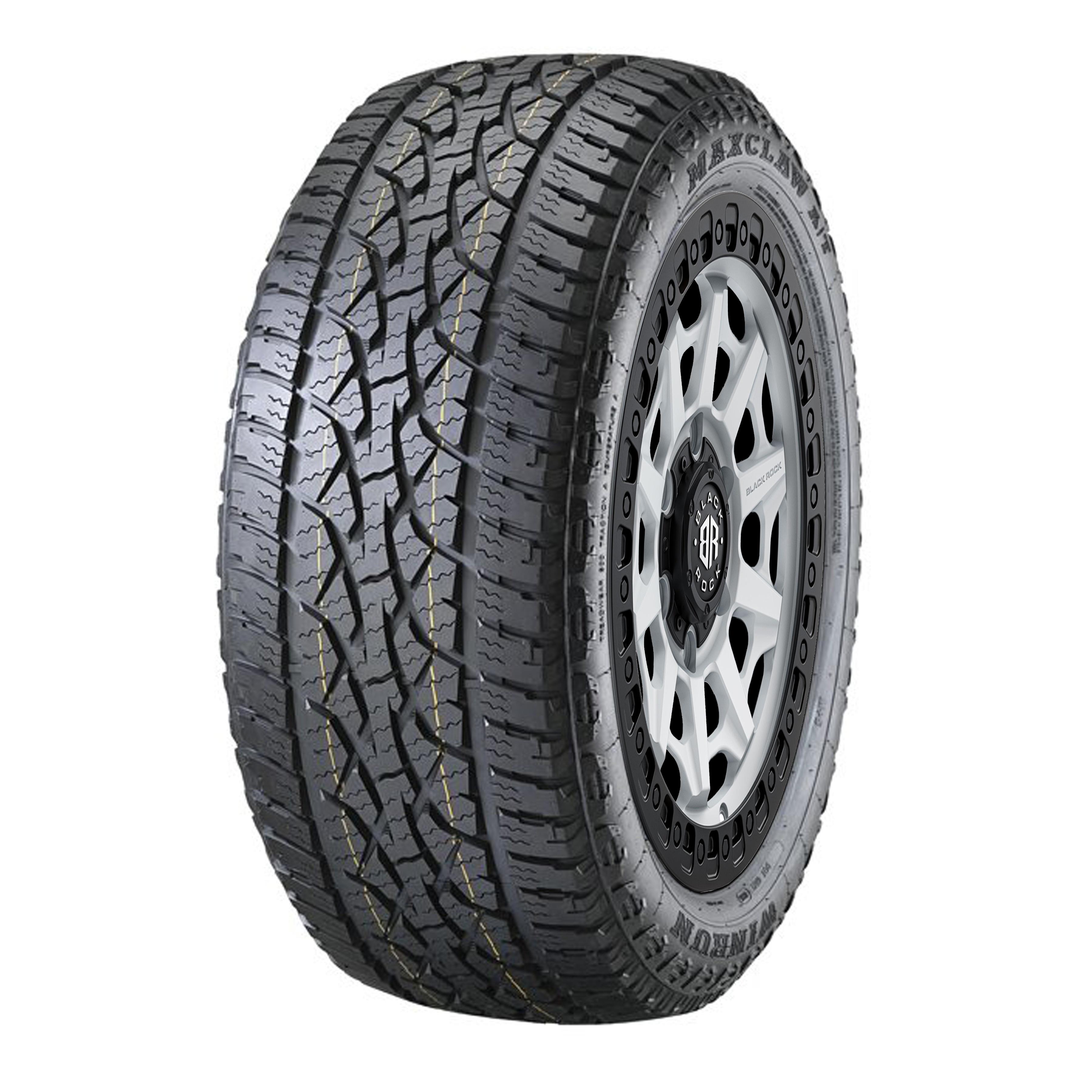 Black Rock Cage Satin White Black Ring 18X9 6X139.7 +18 WHEEL & TYRE PACKAGE