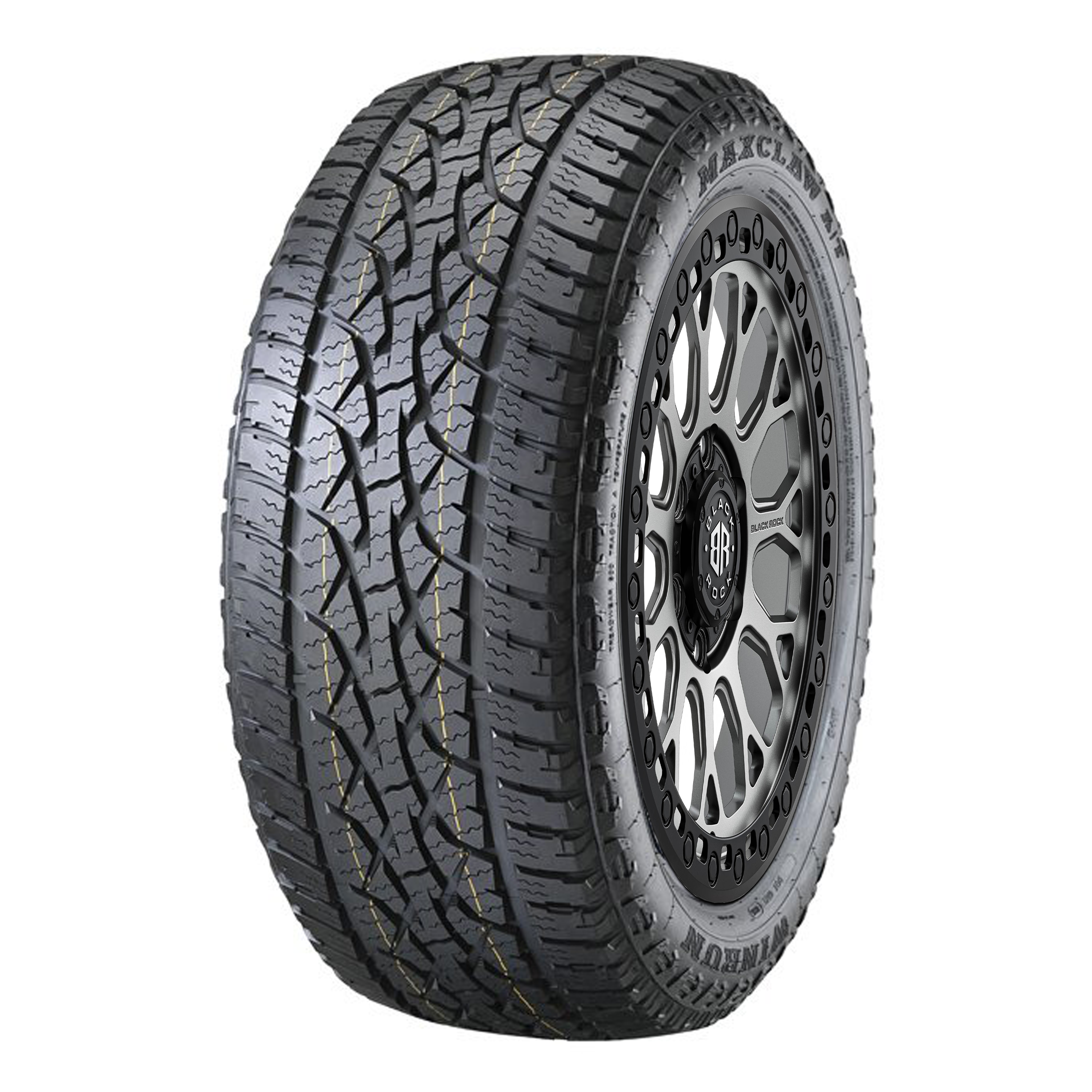 Black Rock Spider Gunmetal Grey Black Ring 17X9 6X139.7 +12 WHEEL & TYRE PACKAGE