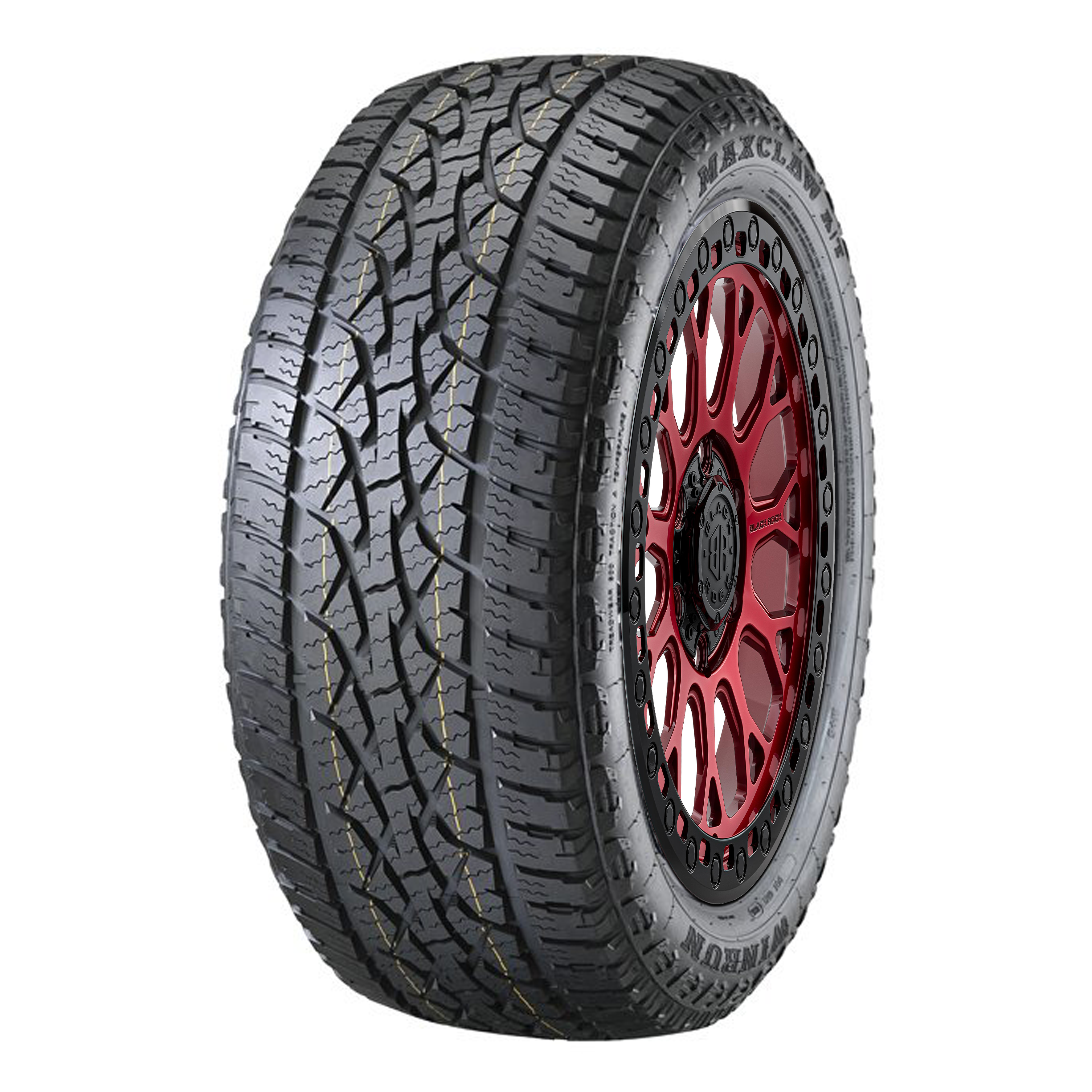 Black Rock Spider Illusion Red Black Ring 17X9 6X139.7 +12 WHEEL & TYRE PACKAGE