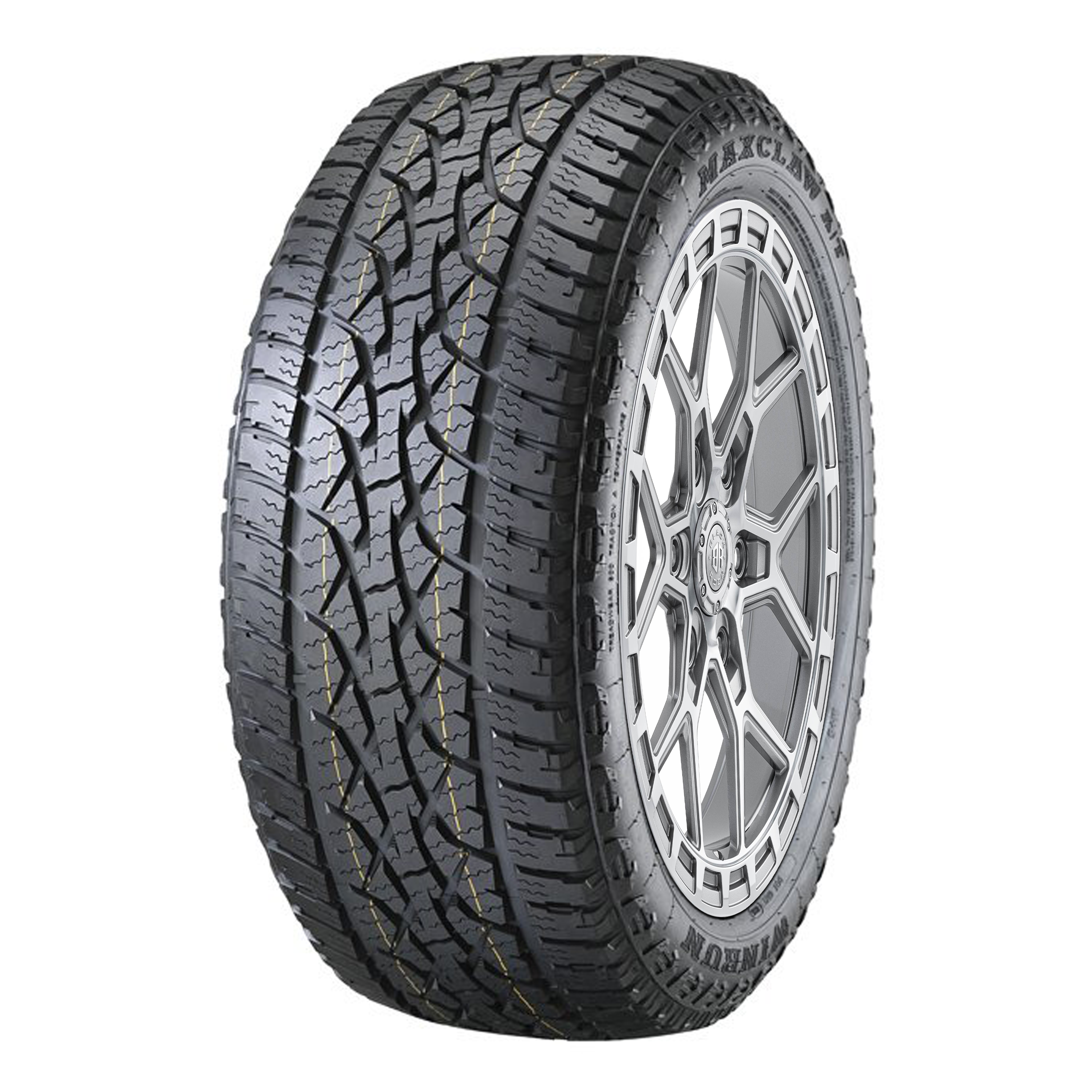 Black Rock Viper Silver Machined 17X9 6X139.7 +12, +30, or +35 WHEEL & TYRE PACKAGE