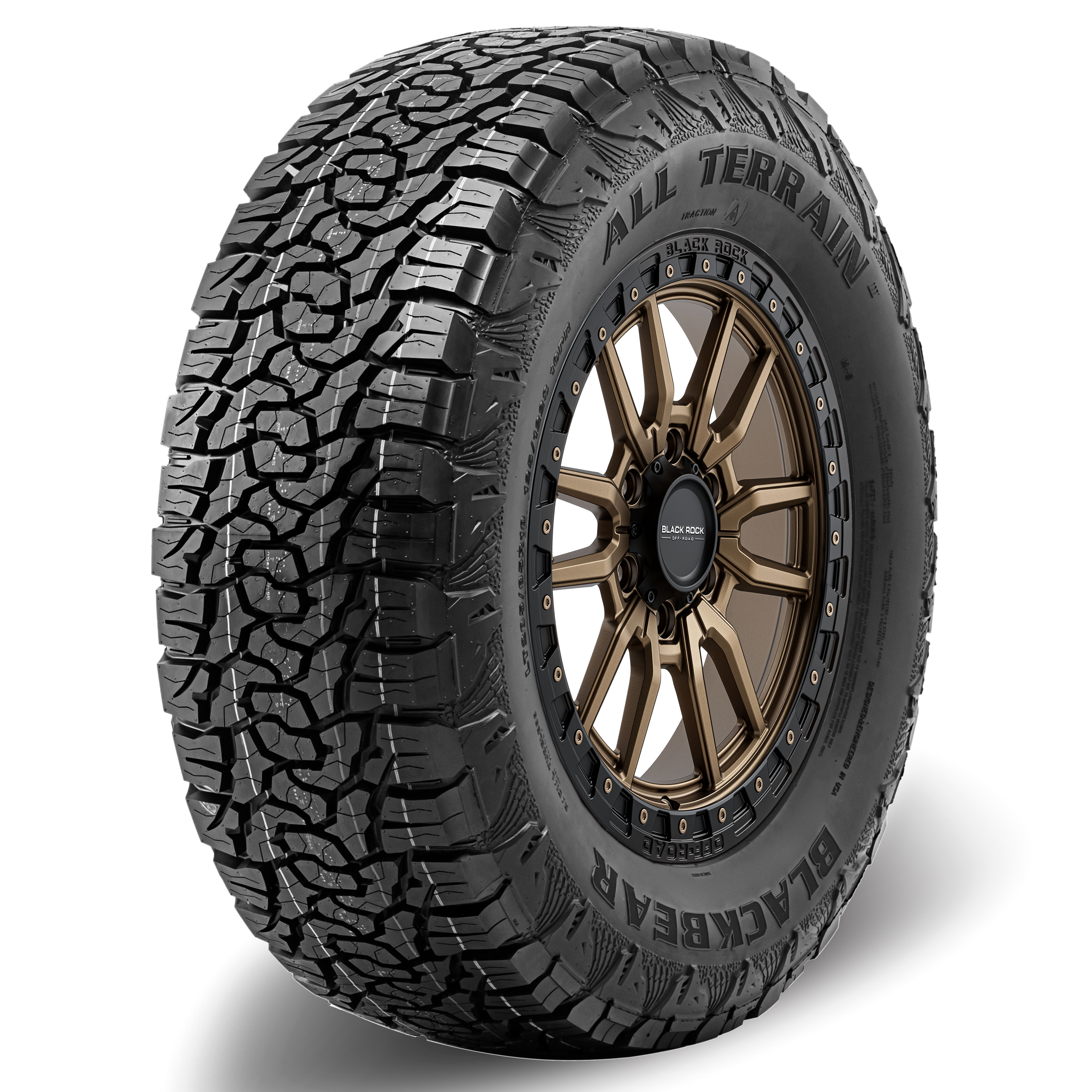 Black Rock Rambler 20x9 6X139.7 +30 WHEEL & TYRE PACKAGE