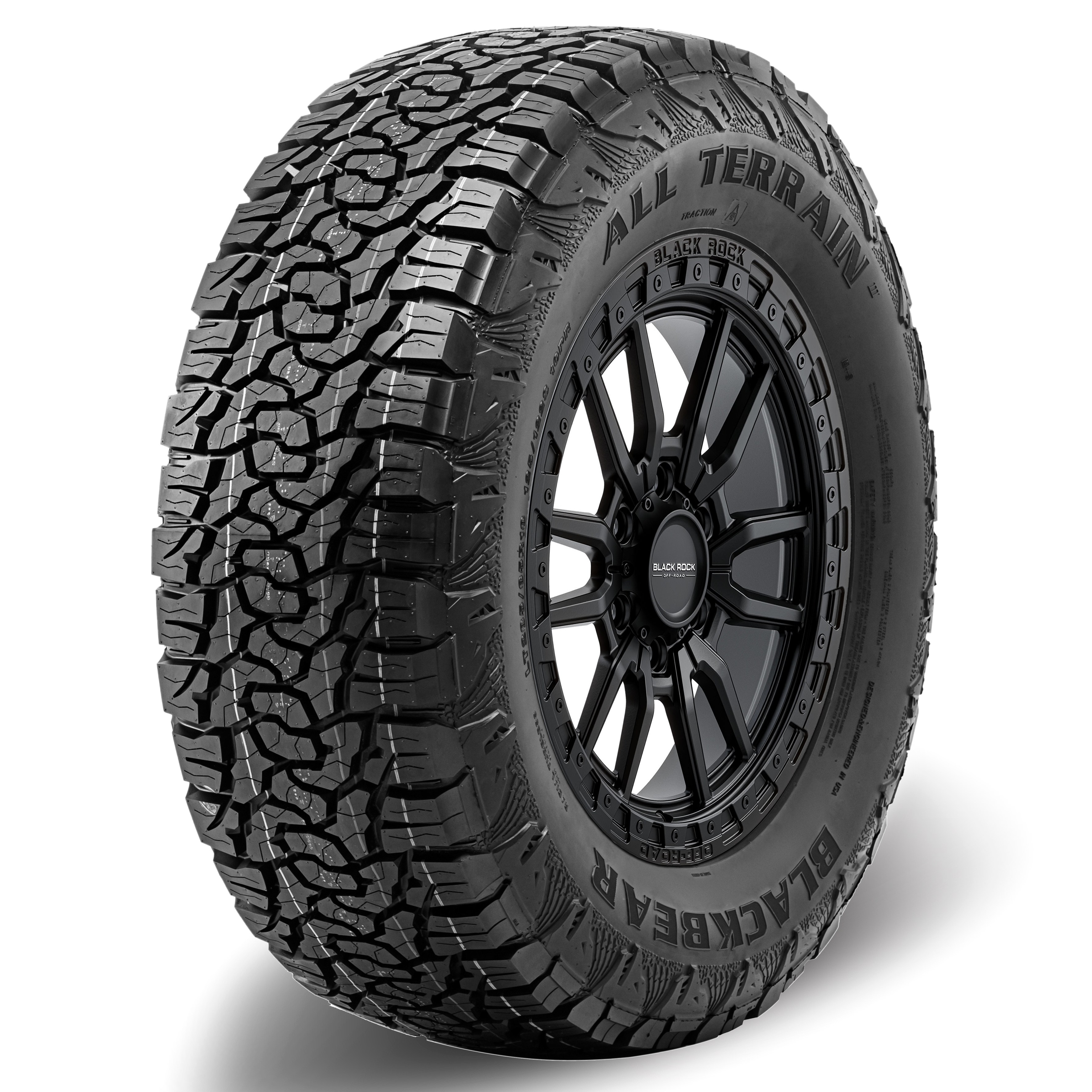 Black Rock Rambler 17X8.5 6X139.7 +30 WHEEL & TYRE PACKAGE