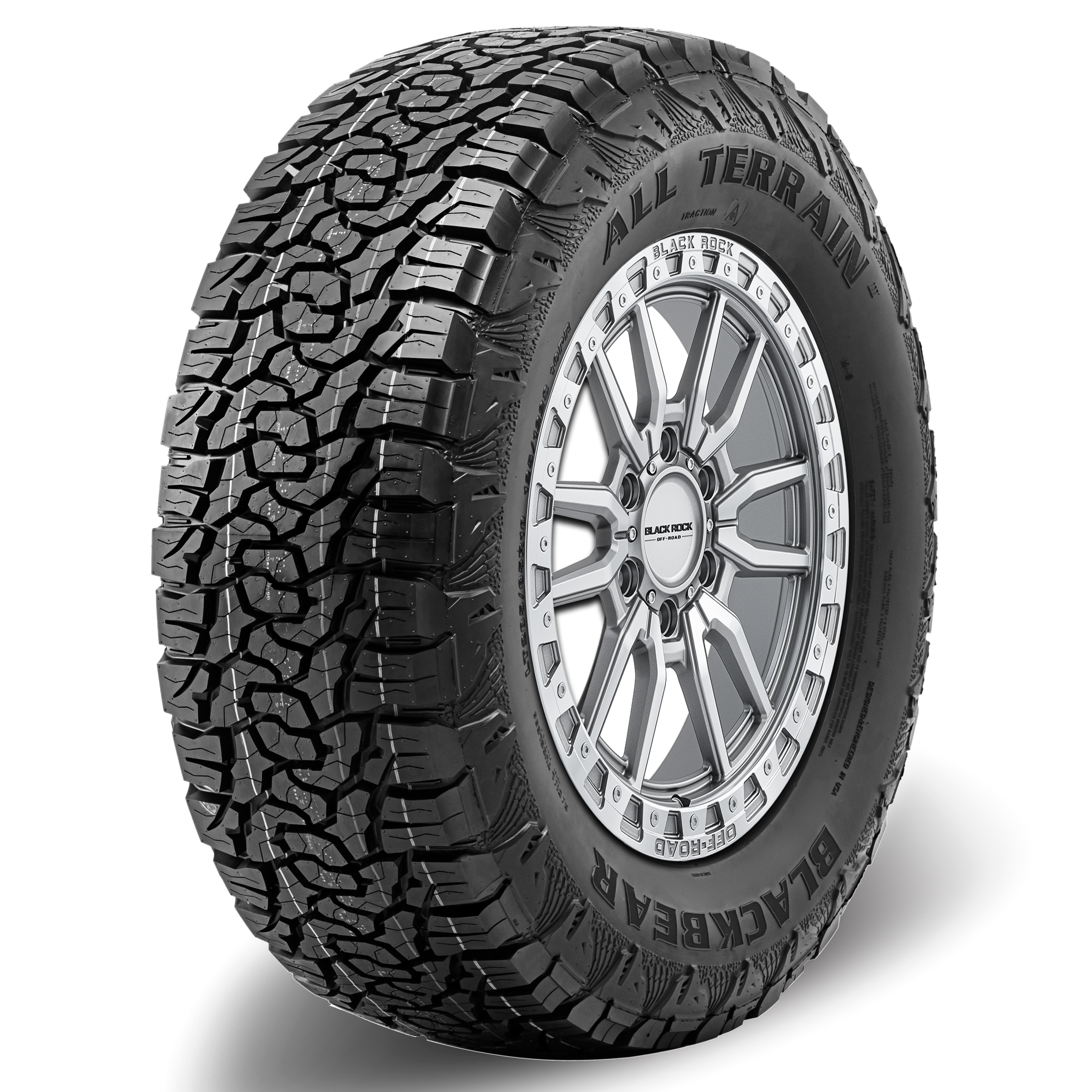 Black Rock Rambler 17X8.5 6X139.7 +30 WHEEL & TYRE PACKAGE