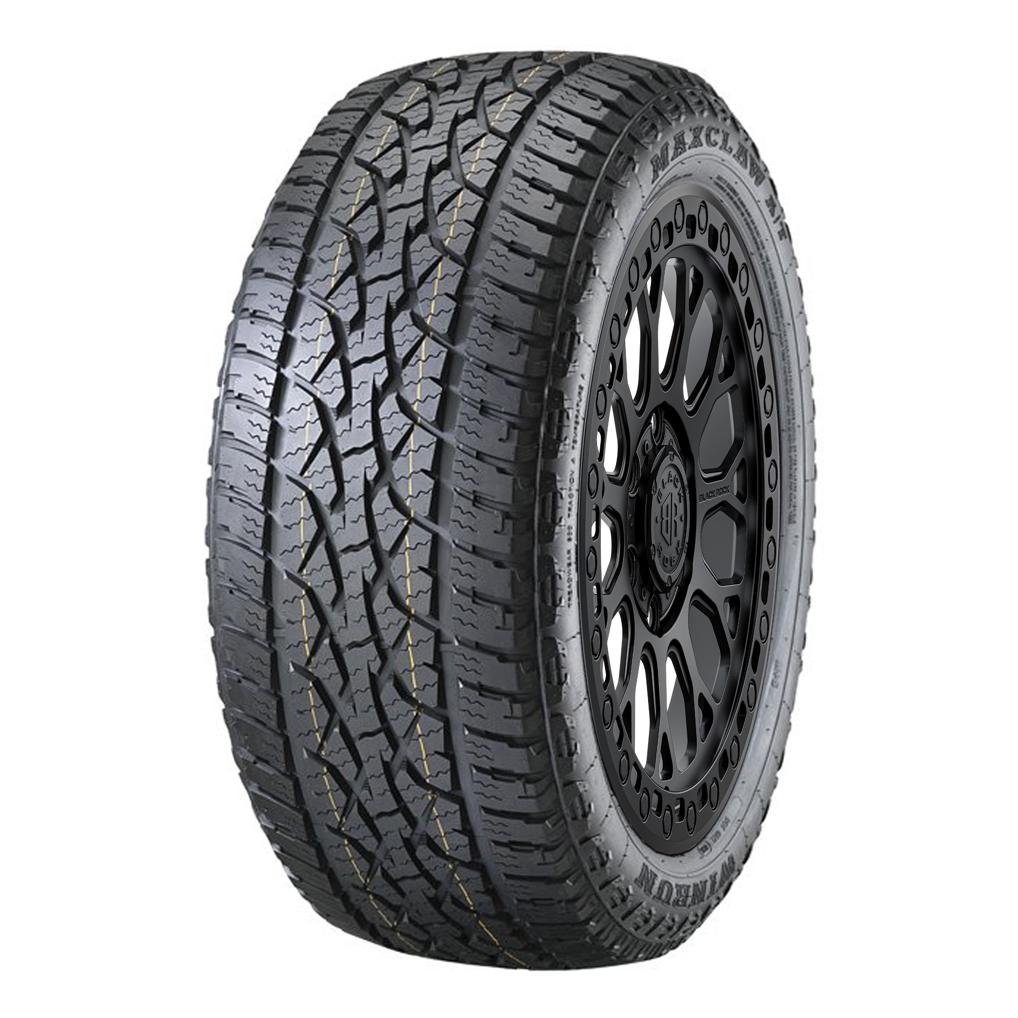 Black Rock Spider Satin Black 18X9 6X139.7 +12, or +35 WHEEL & TYRE PACKAGE