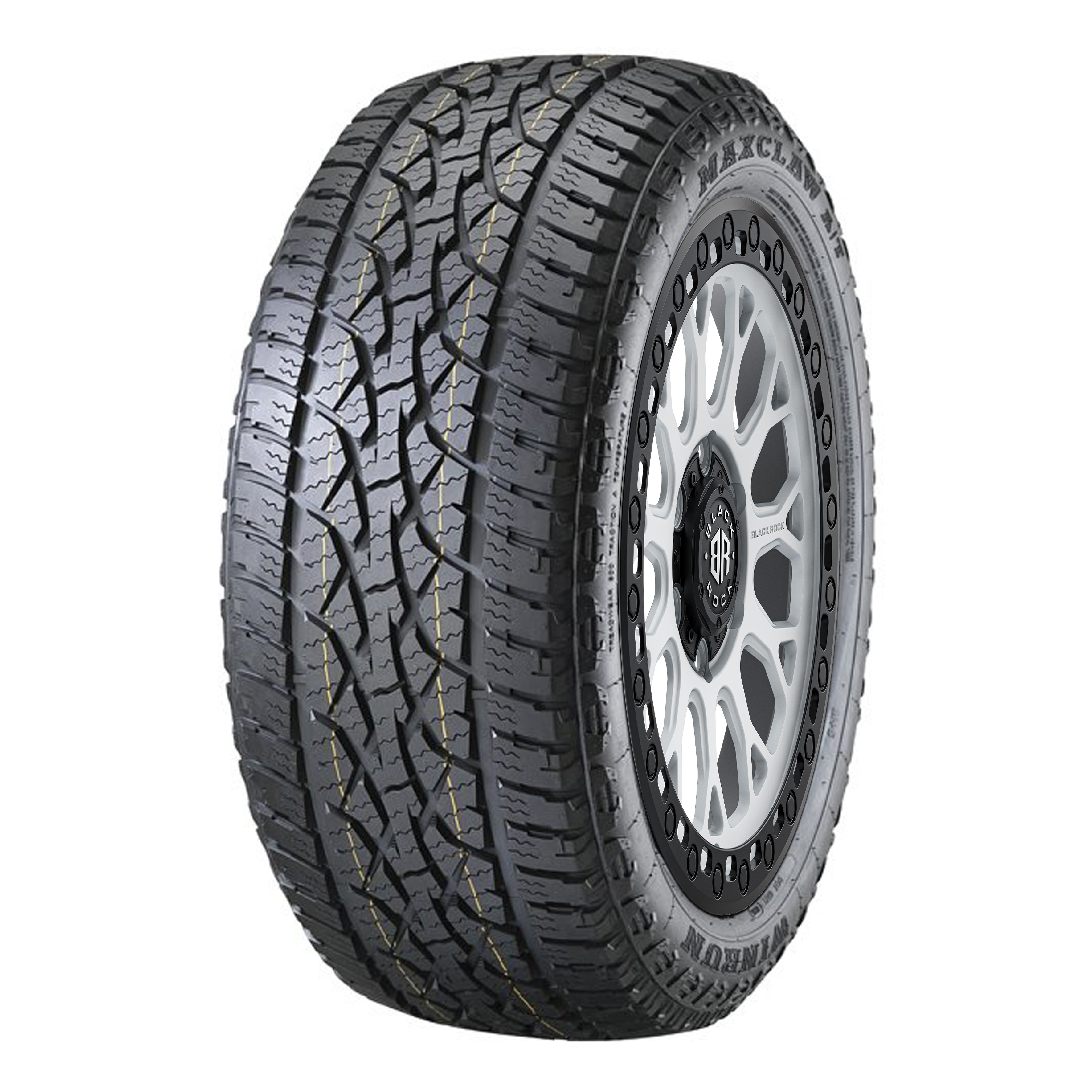 Black Rock Spider Satin White Black Ring 18X9 6X139.7 +35 WHEEL & TYRE PACKAGE