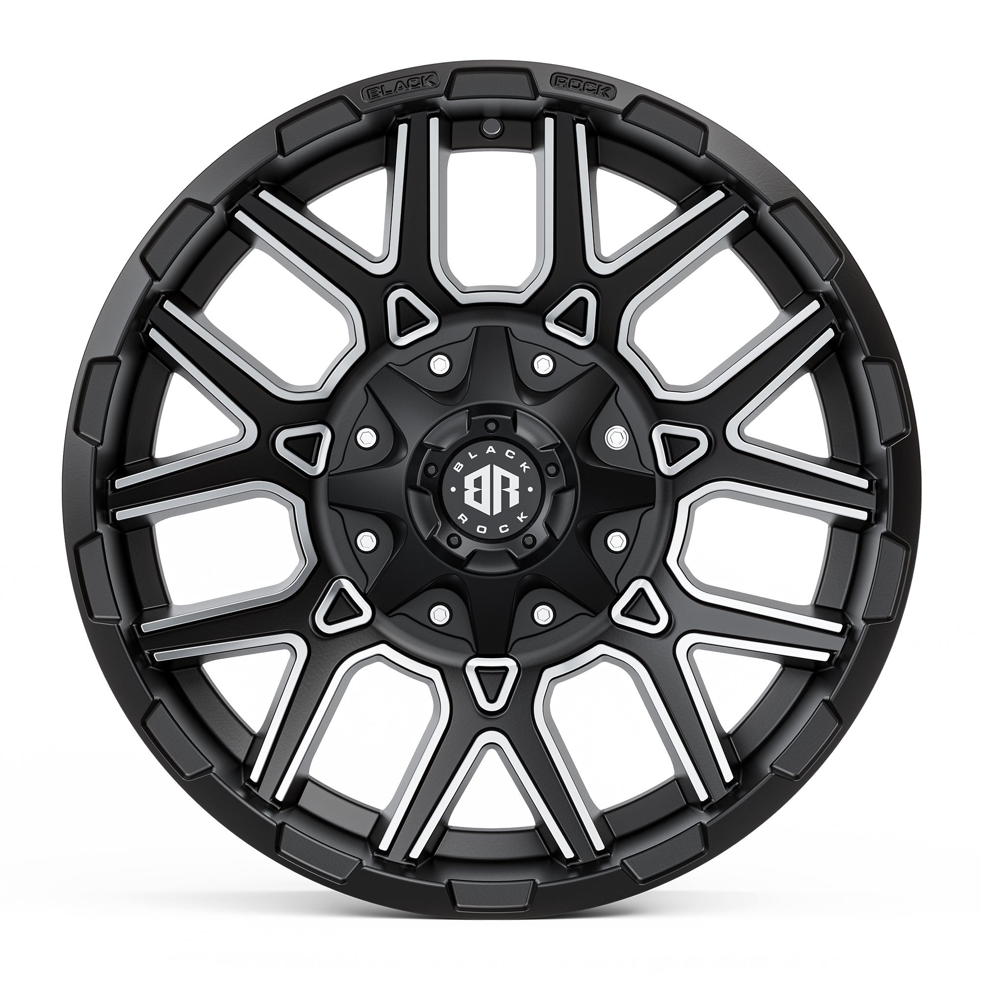 Black Rock Atomic Satin Black Machined Spokes