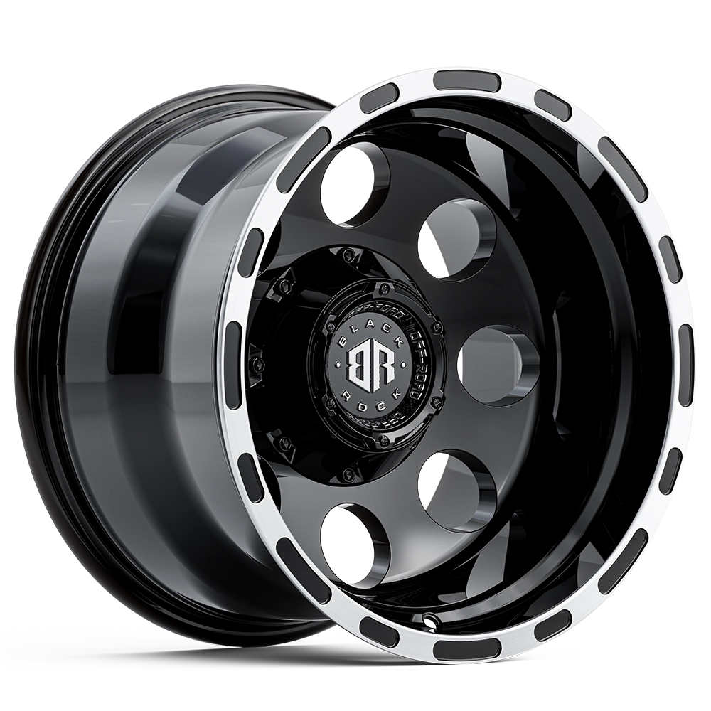 Black Rock Lightning Gloss Black Machined Lip