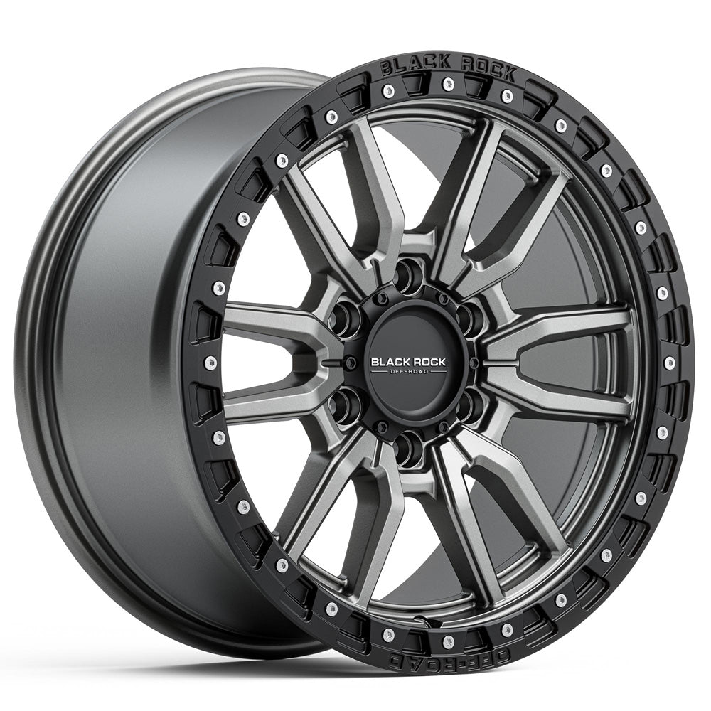 Black Rock Rambler 20x9 6X139.7 +30 WHEEL & TYRE PACKAGE