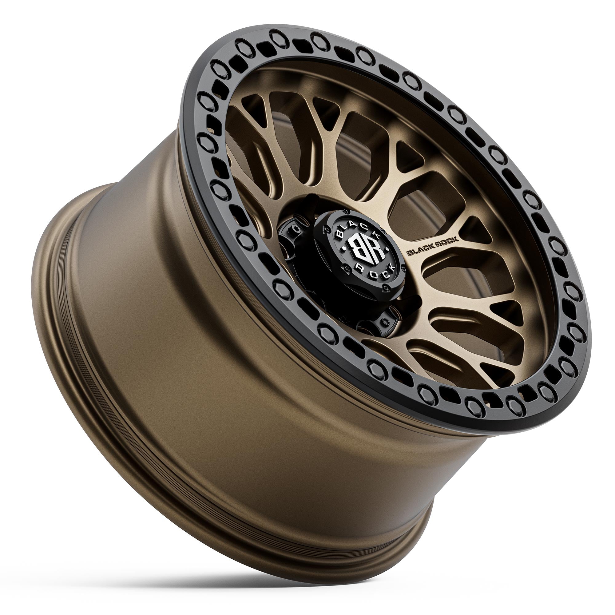 Black Rock Spider Dark Bronze Black Ring