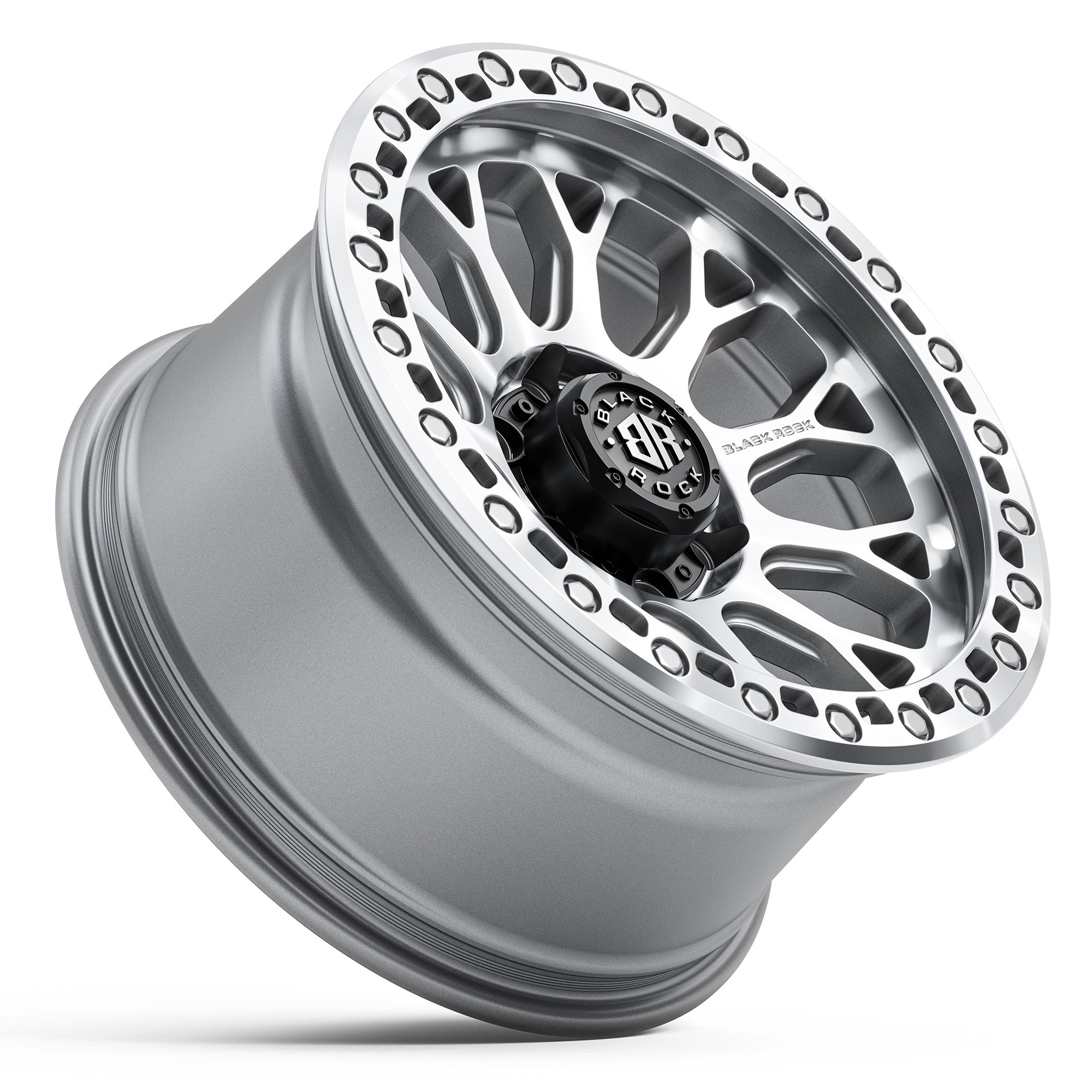 Black Rock Spider Silver Machined