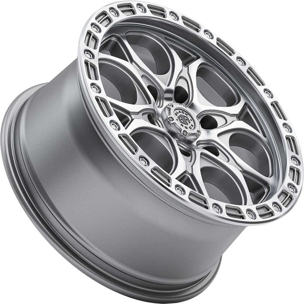 Black Rock Bolt Silver Machined