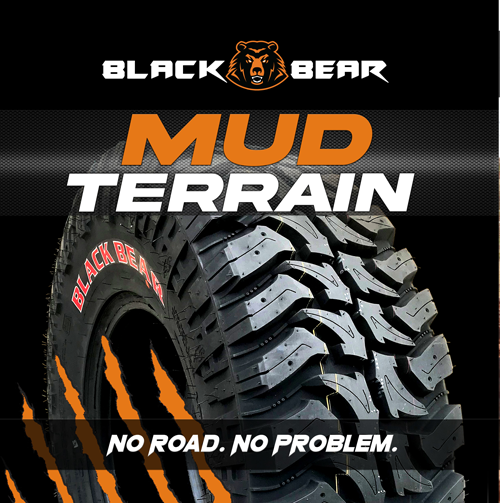 17" Wheel & Tyre package - 265/70R17 Black Bear Tyres & 17x9 6/139.7 Black Rock Spiders