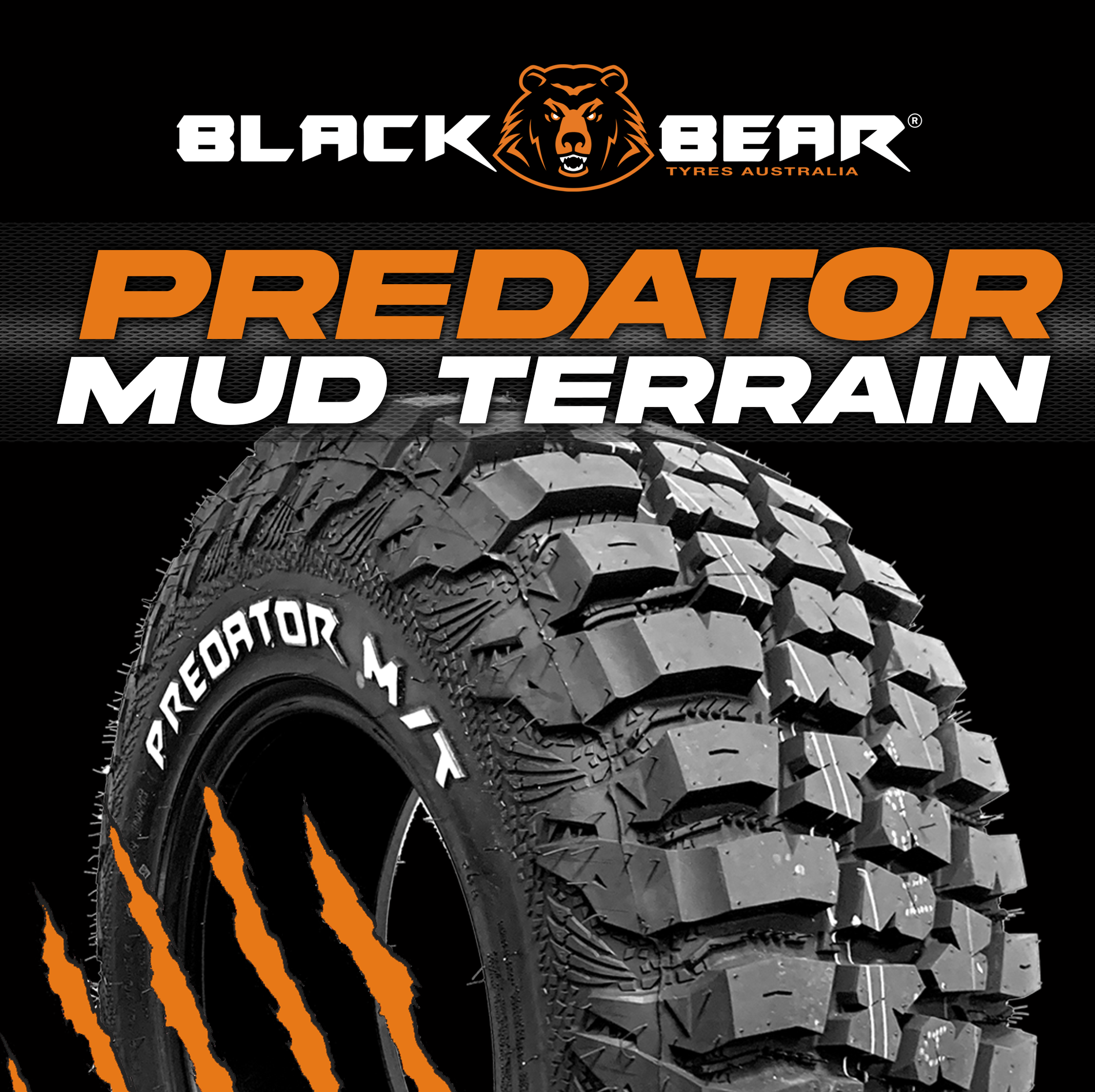 Black Bear Tyres Predator Mud Terrain