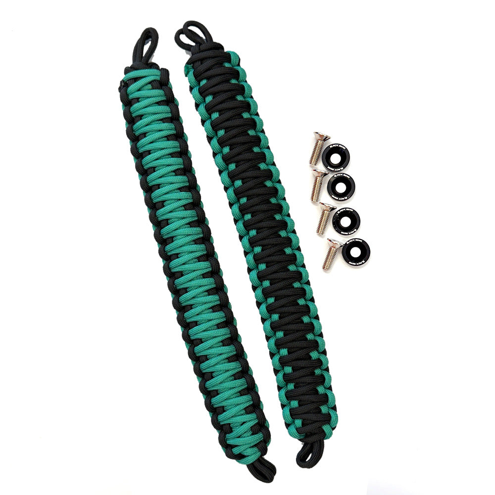 Teal & Black Paracord Grab Handles *NEW*