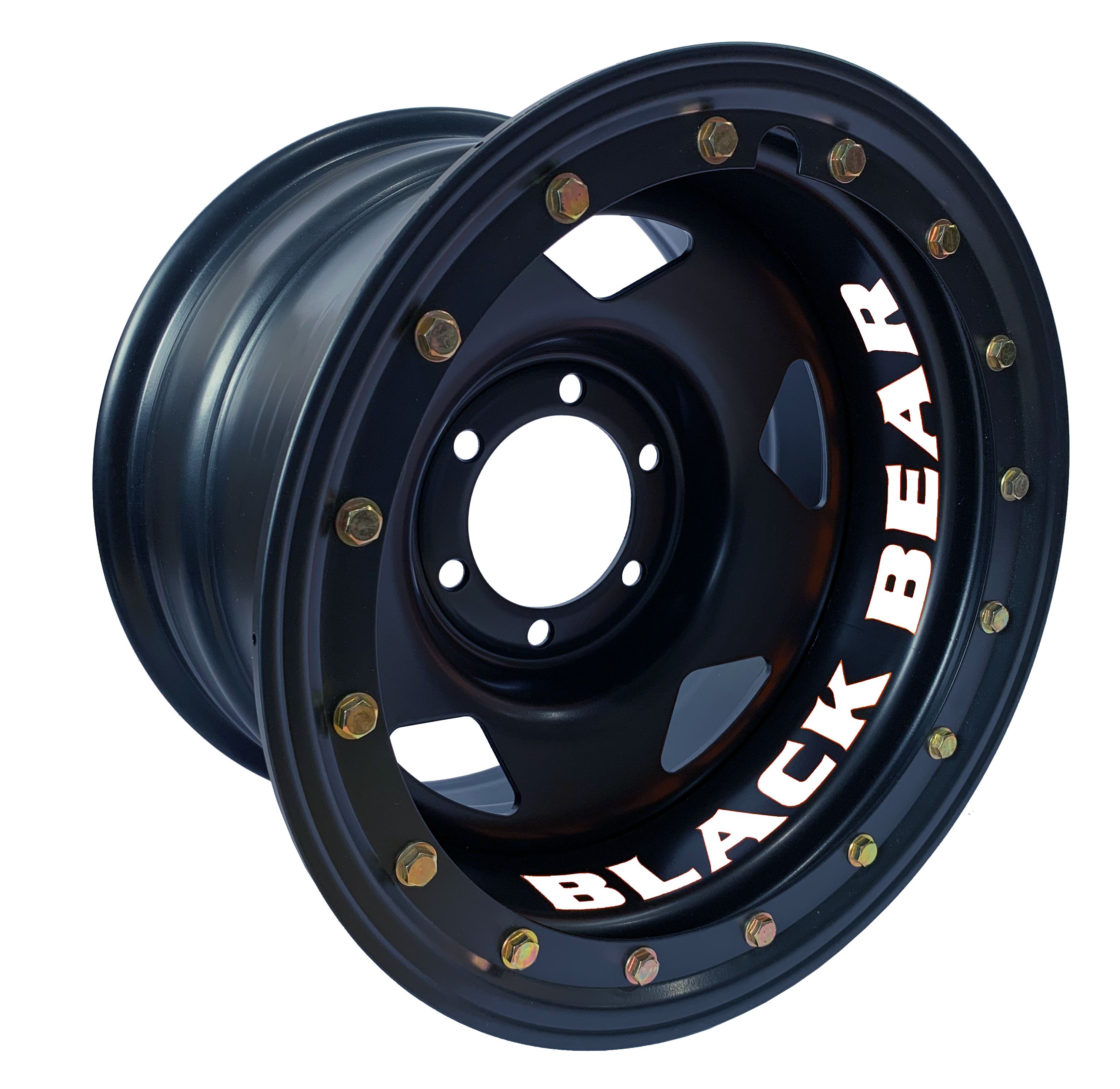 Black Bear 16" Rim Tech | 618SF | Imitation Beadlock | Satin Black