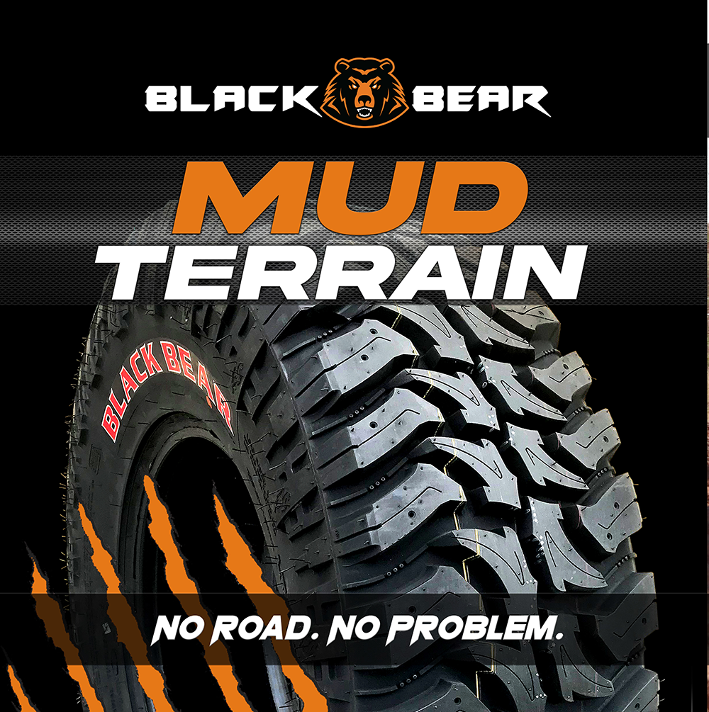 LT245/70R16 118Q Black Bear Tyres Mud Terrain