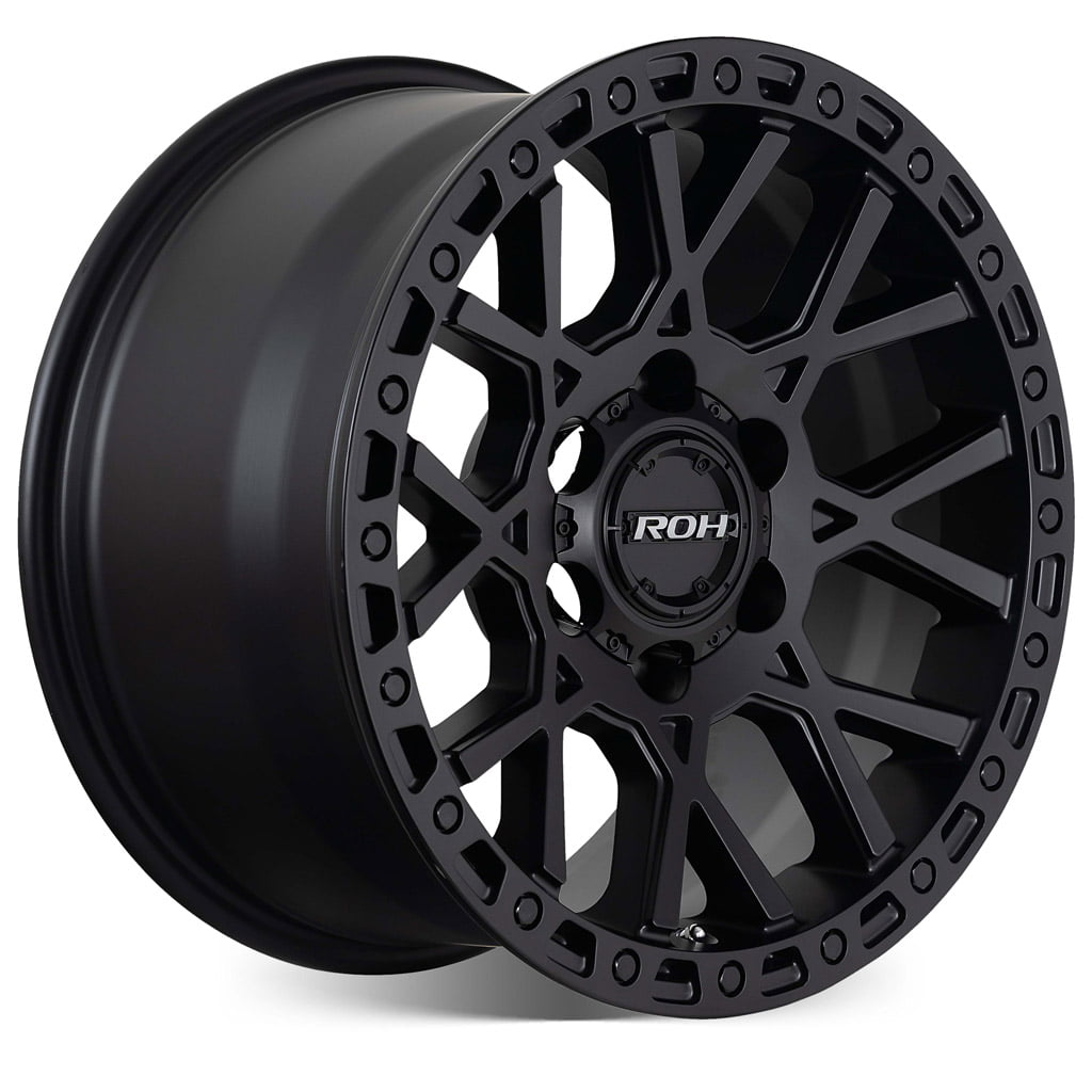 ROH Crawler Matt Black WHEEL & TYRE PACKAGE (set of 4)