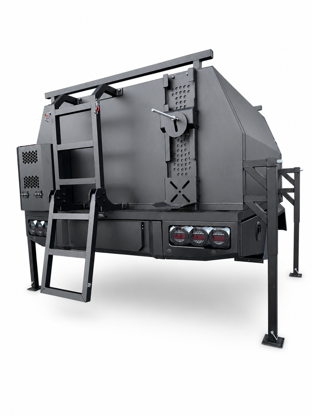 Outlaw Series 2 4WD canopy rear ladder and spare wheel carrier