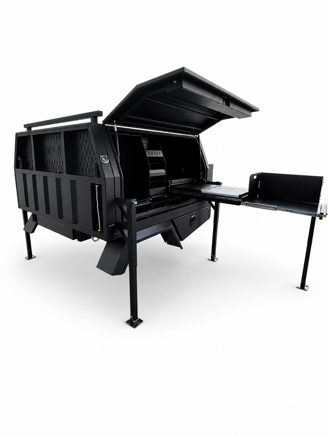 Outlaw Series 2 touring canopy with pull-out kitchen