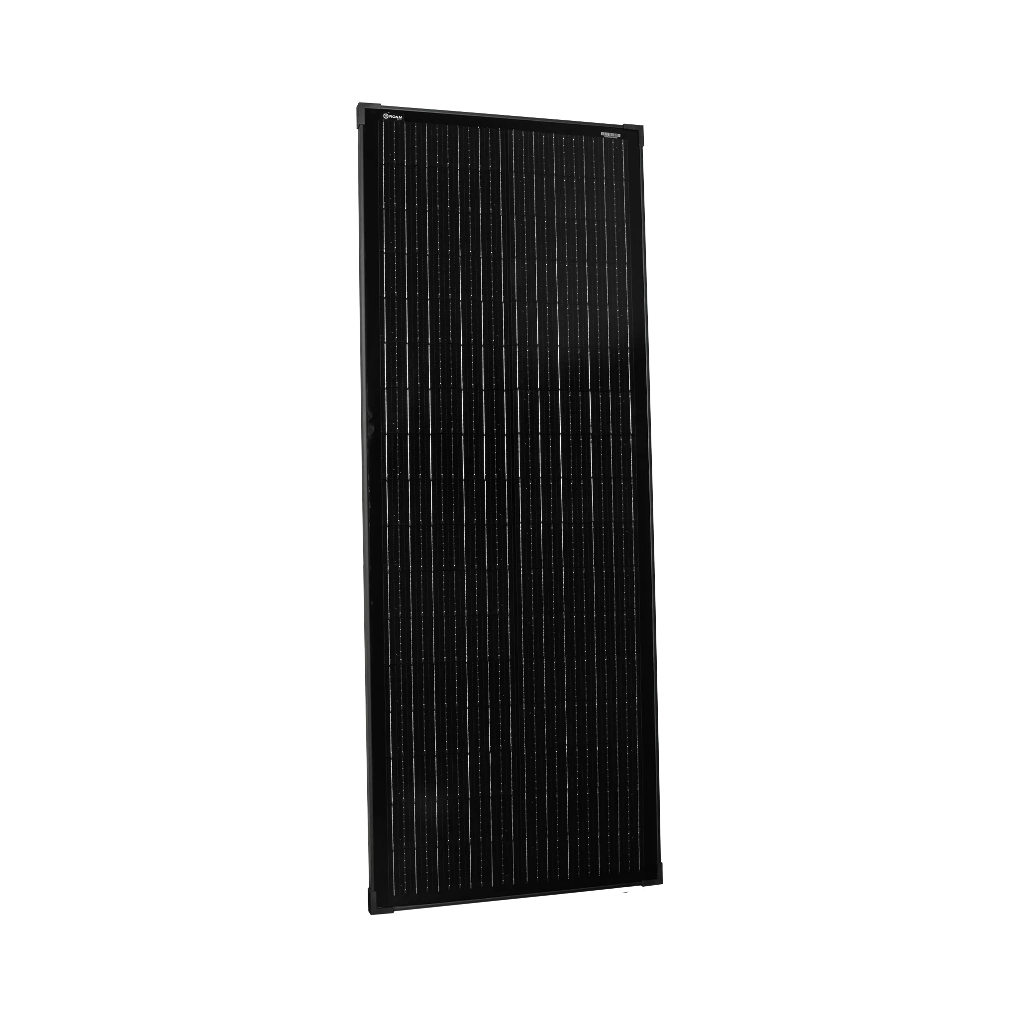 Roam Gear 100W 12V Slimline Black Glass Solar Panel (20mm Frame)